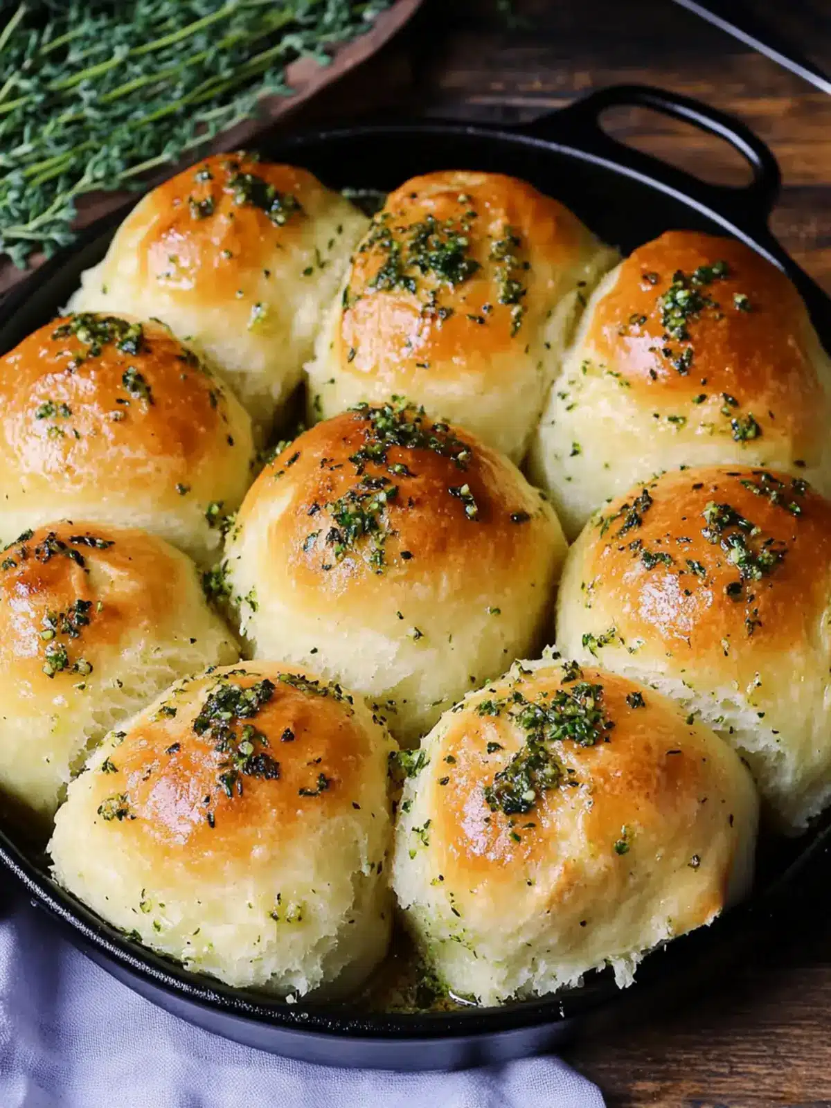 Herbed Potato Rolls