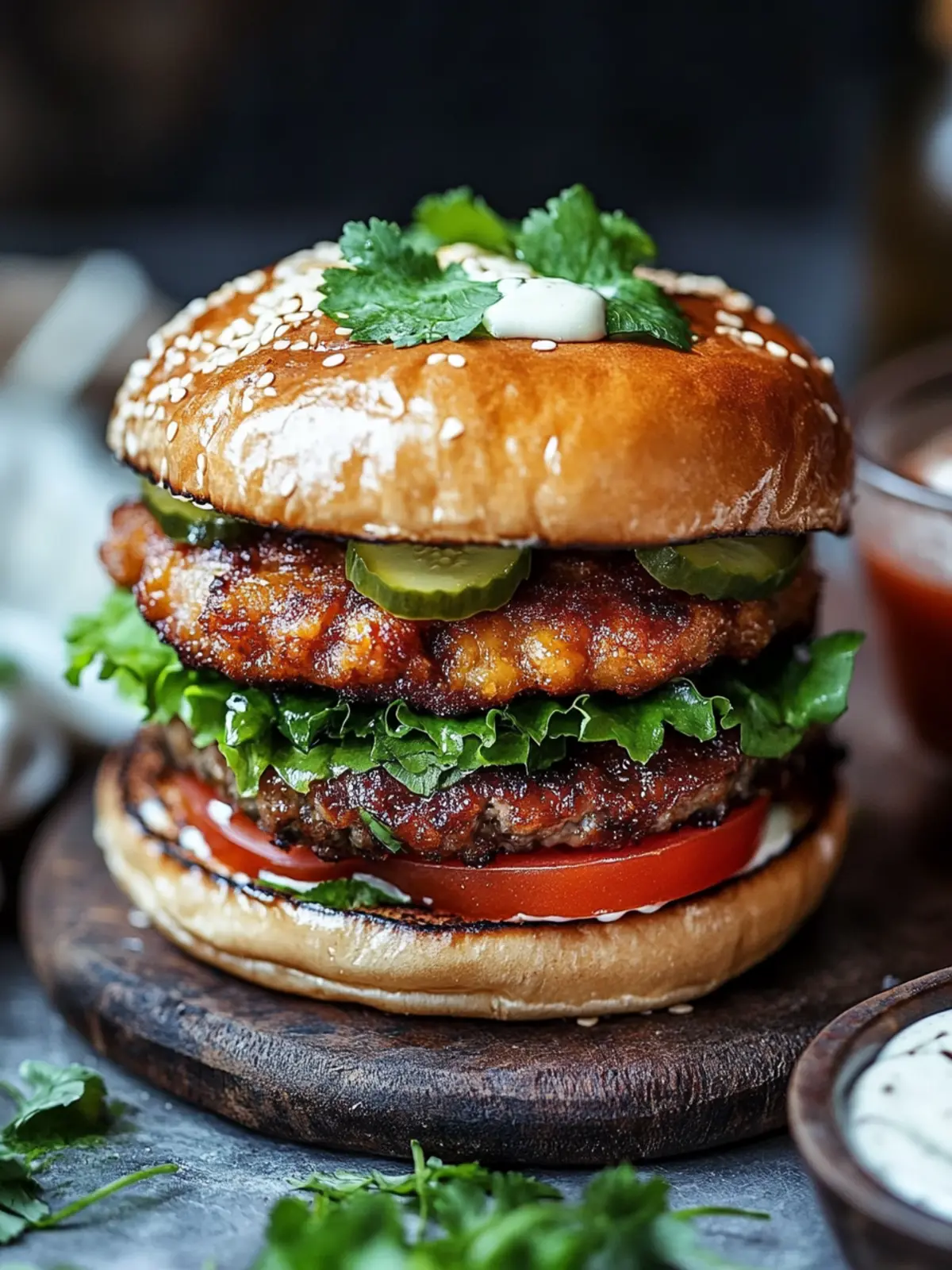 Sticky Crispy Kipburger