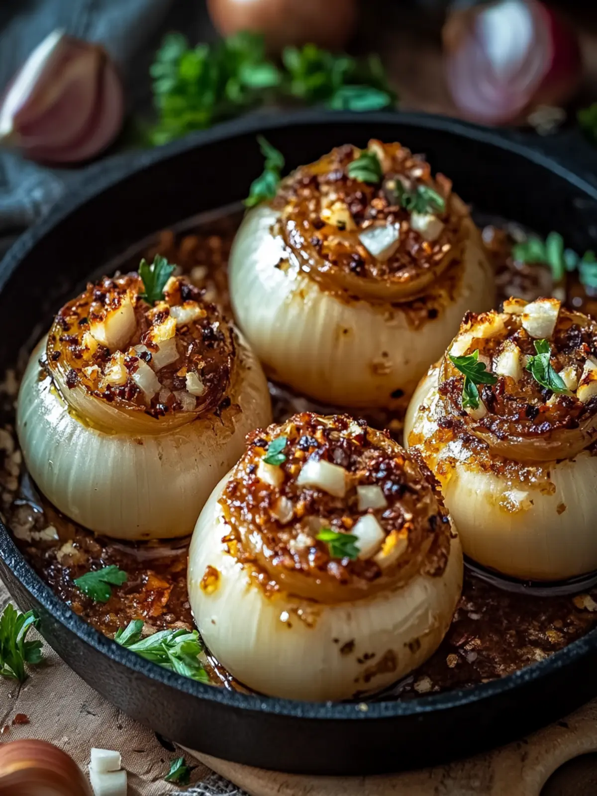 Middle Eastern Stuffed Onions