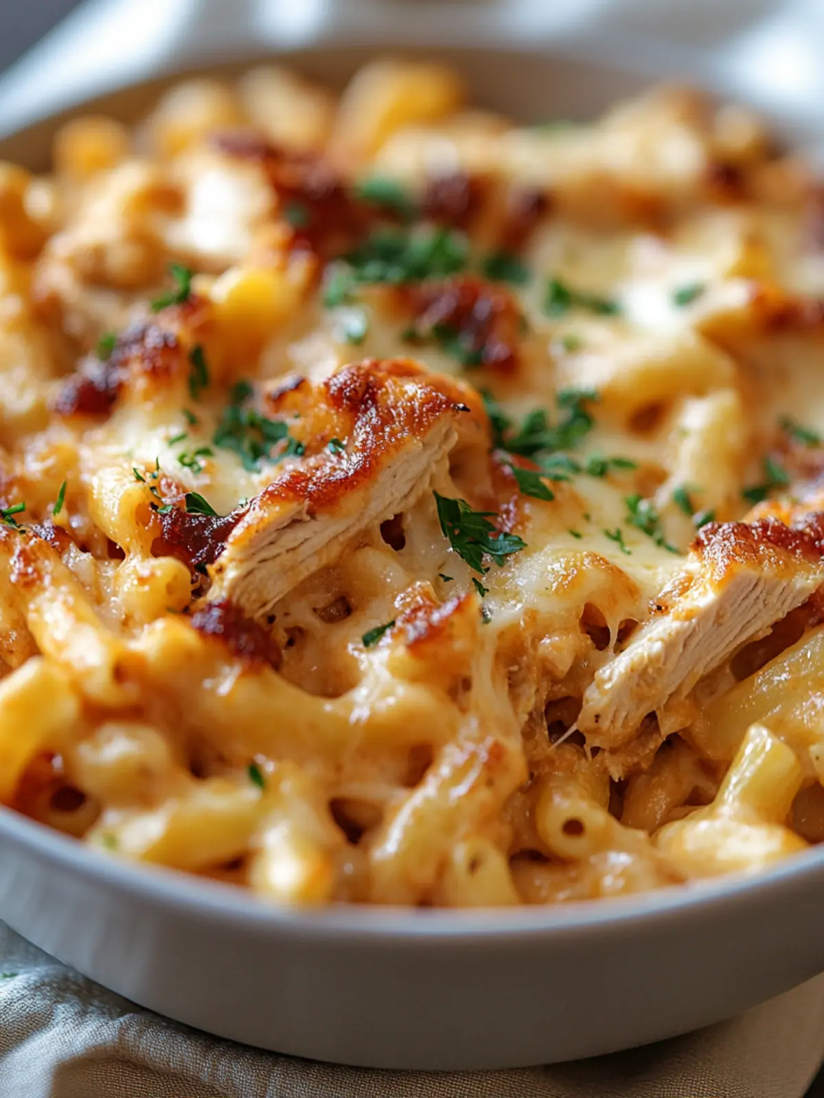 BBQ Chicken Mac and Cheese