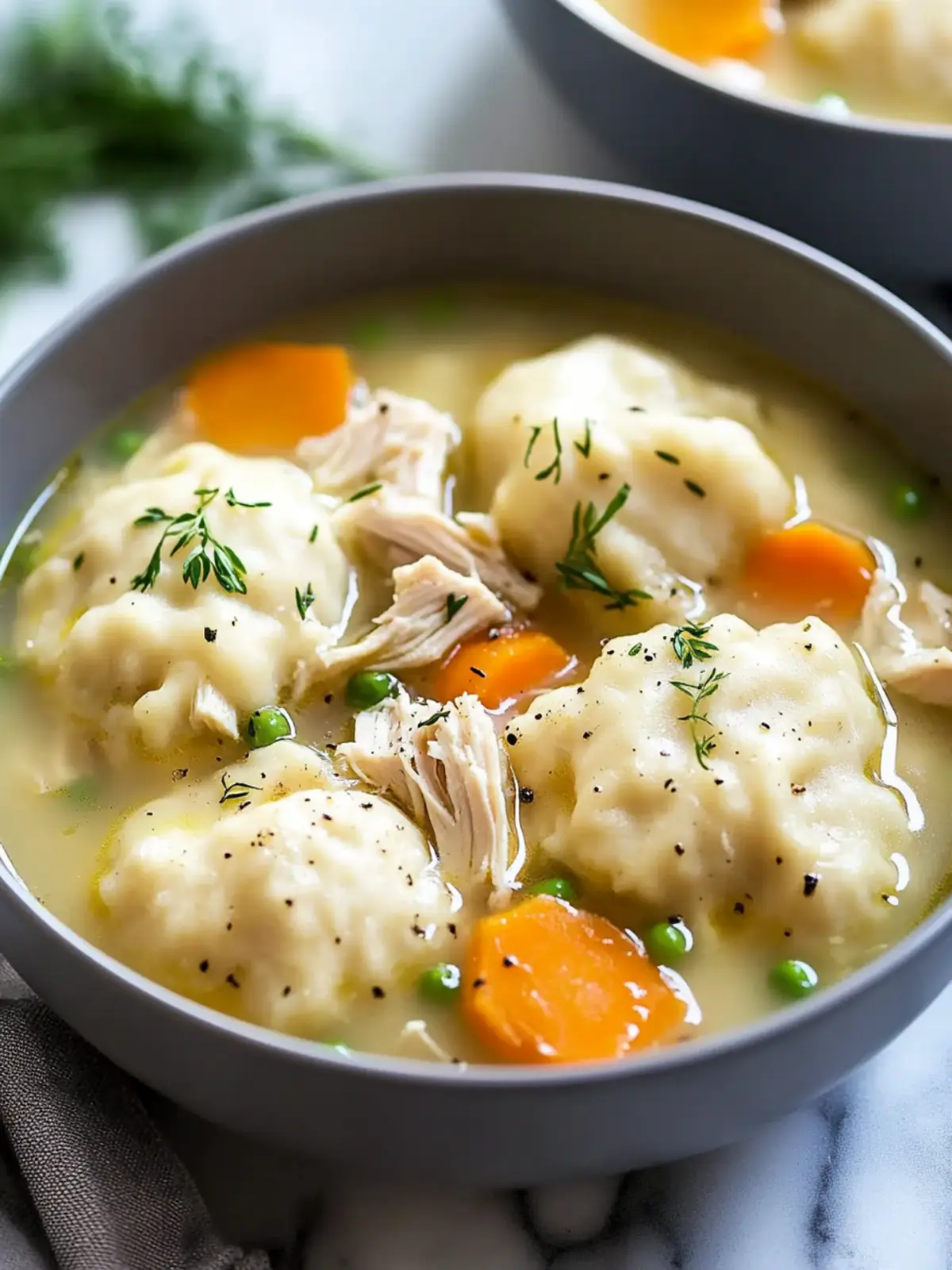 Crockpot Chicken Dumpling Soup