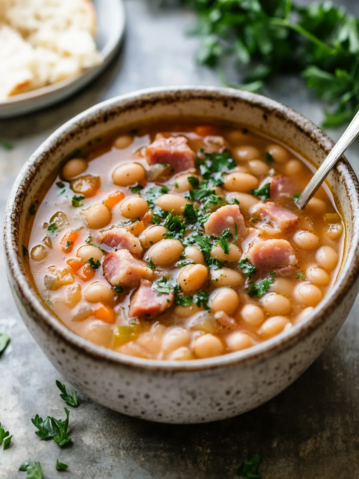 Protein-Rich Ham & Bean Soup