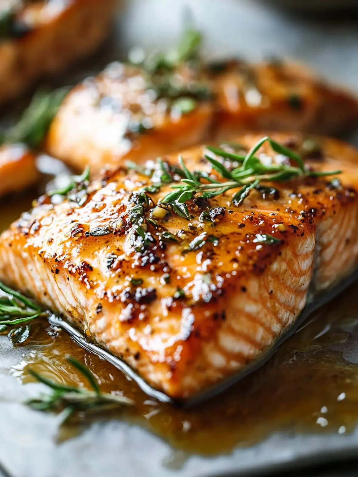 Oven-Baked Honey Mustard Salmon