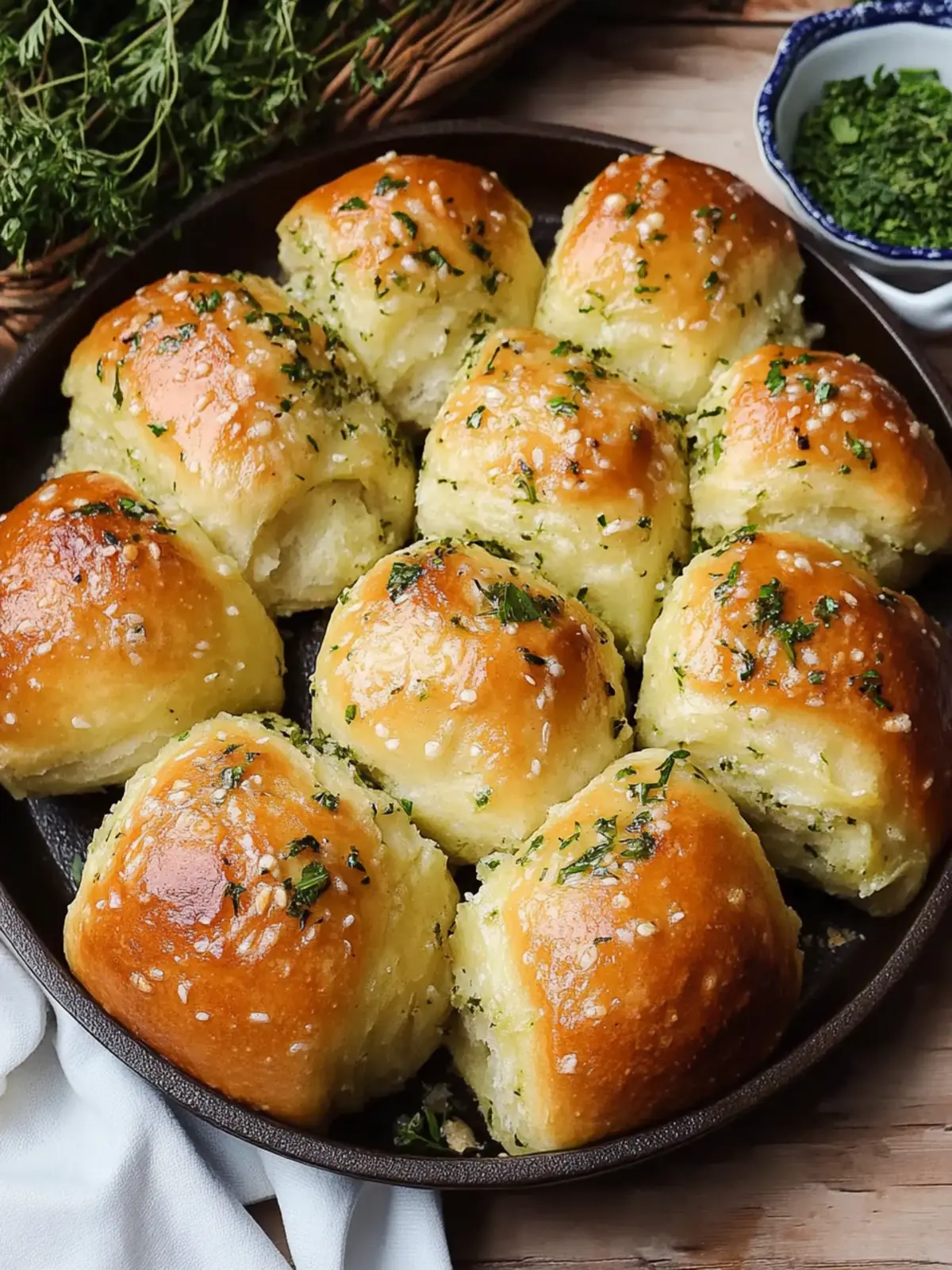 Herbed Potato Rolls