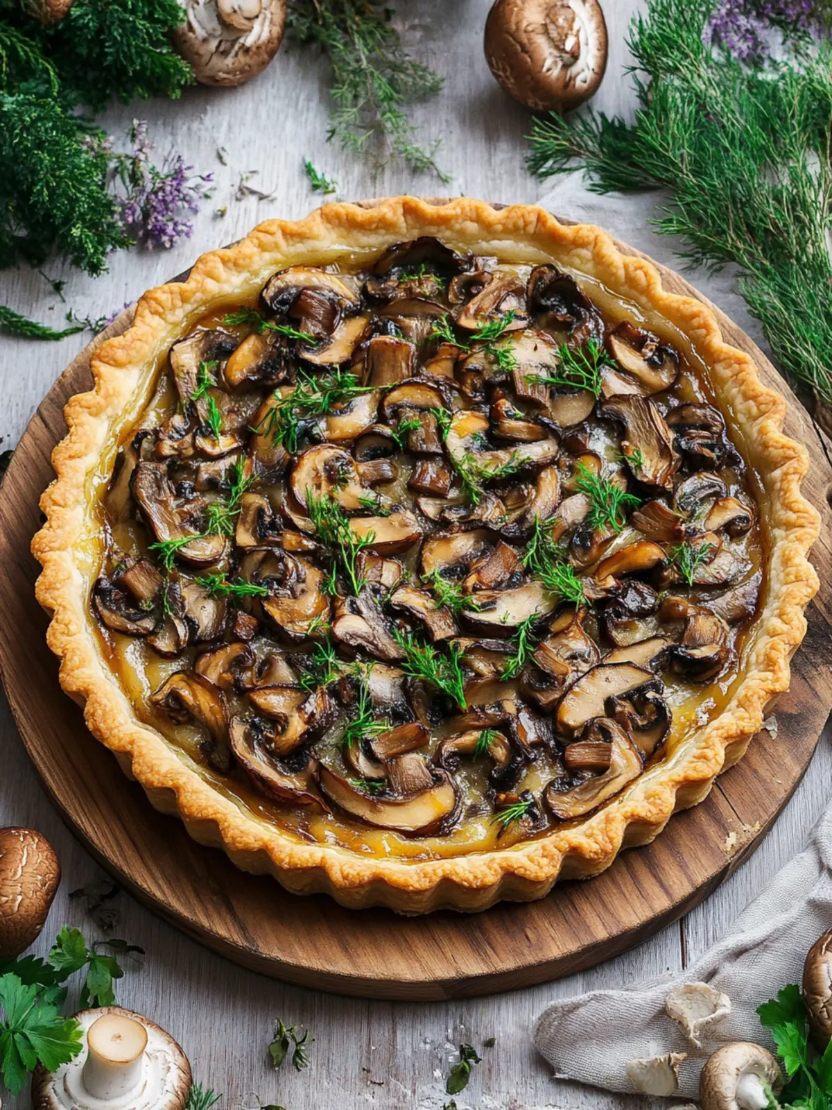Wild Mushroom Tart