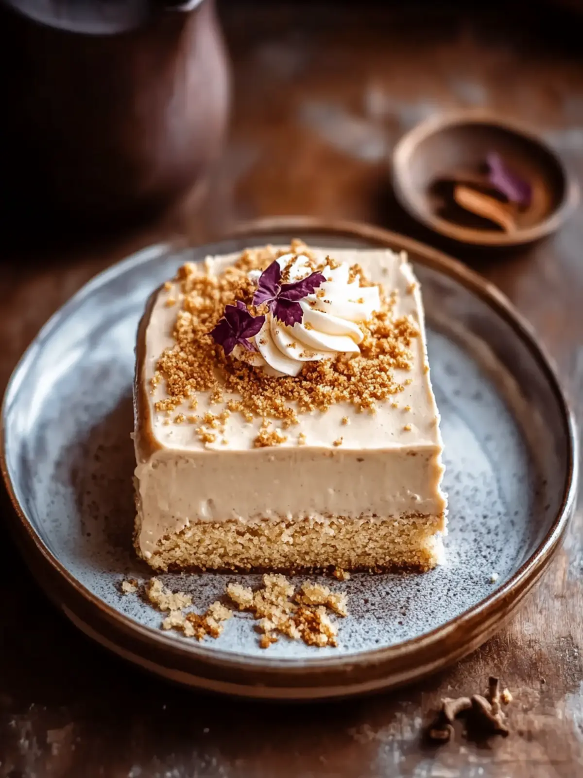 Masala Chai Milk Cake