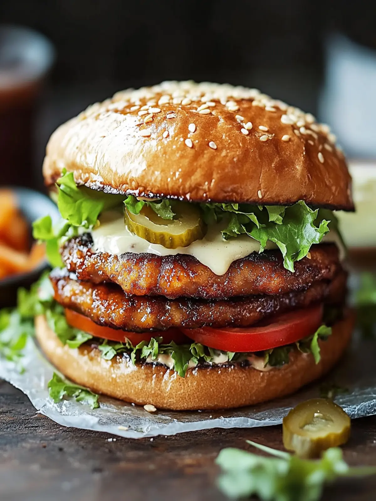 Sticky Crispy Kipburger
