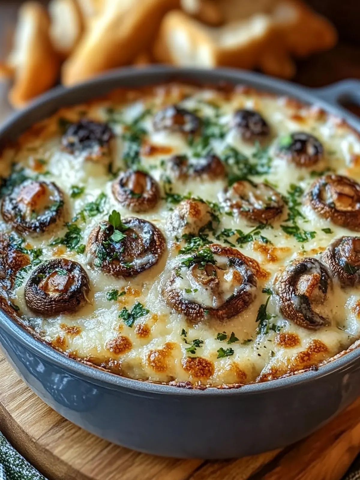 Stuffed Mushroom Dip