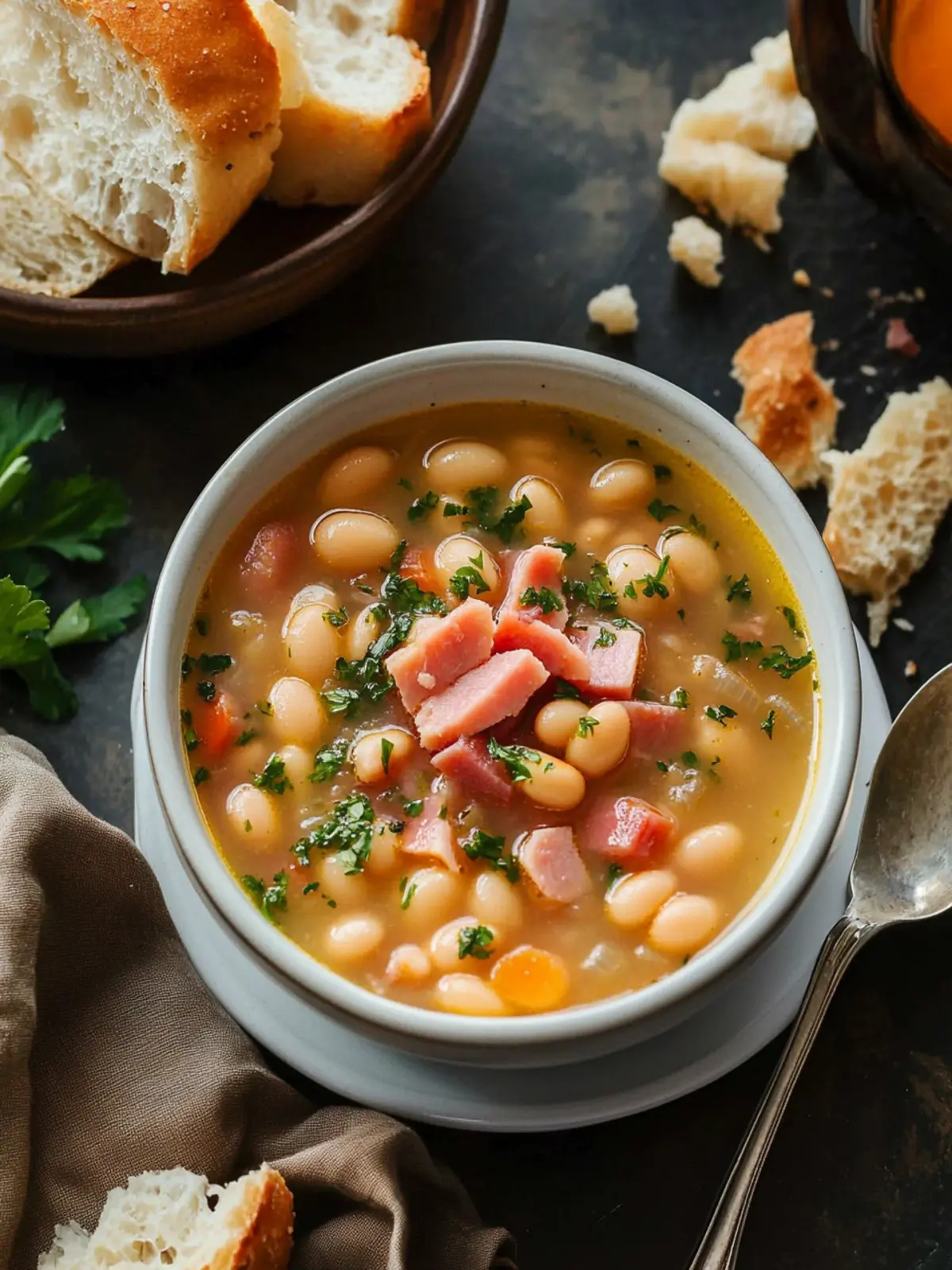 Lima Bean Soup with Ham