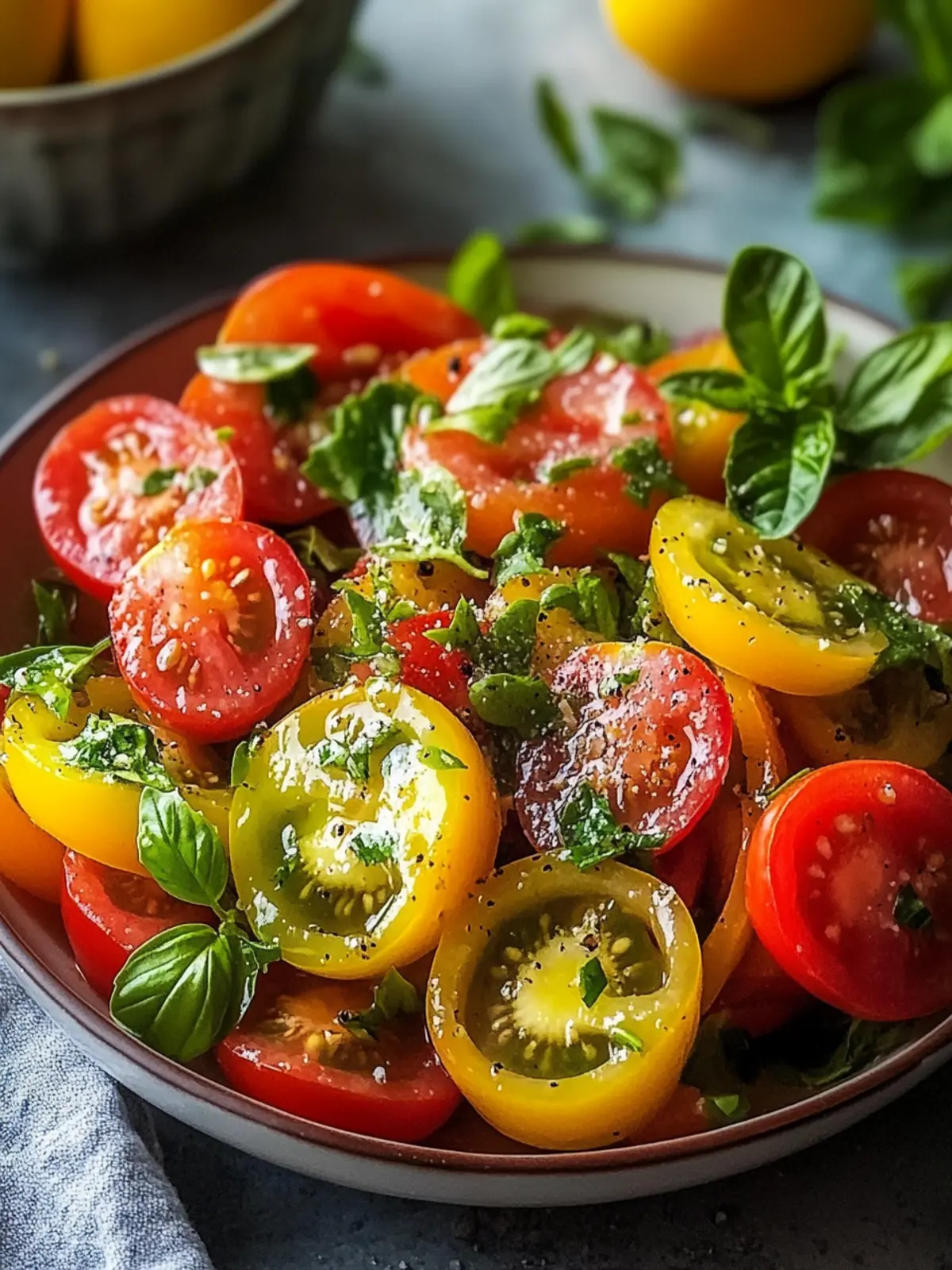 Zesty Egyptian Tomato Salad