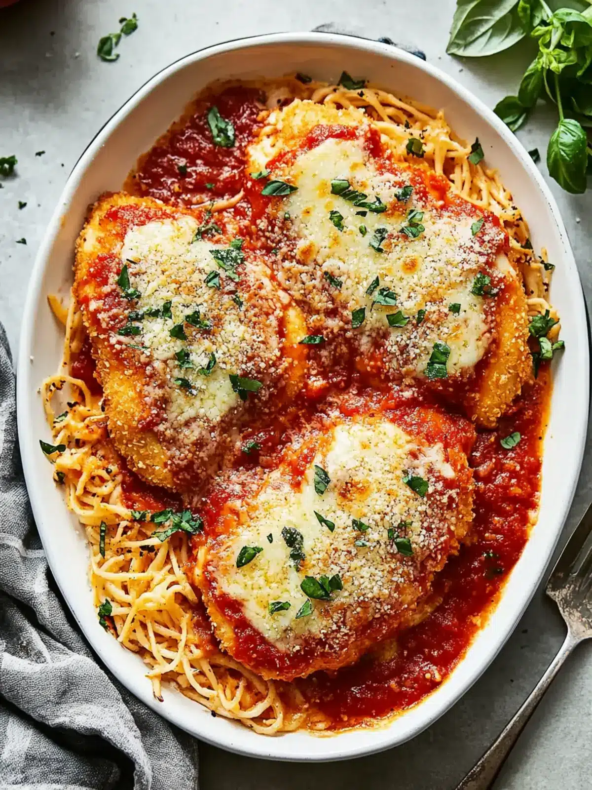 Crispy Chicken Parmesan