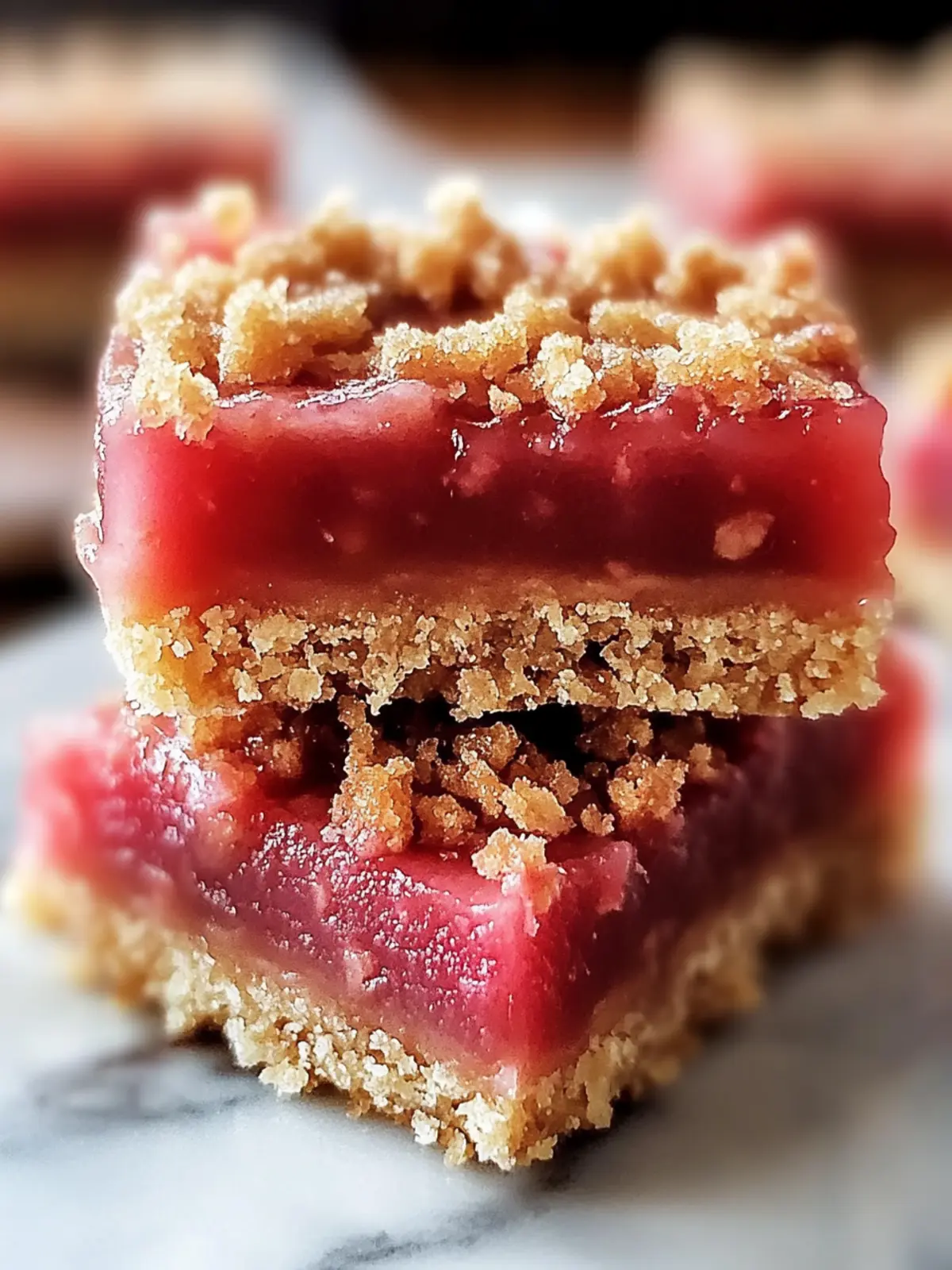 Tangy Rhubarb Bliss Bars