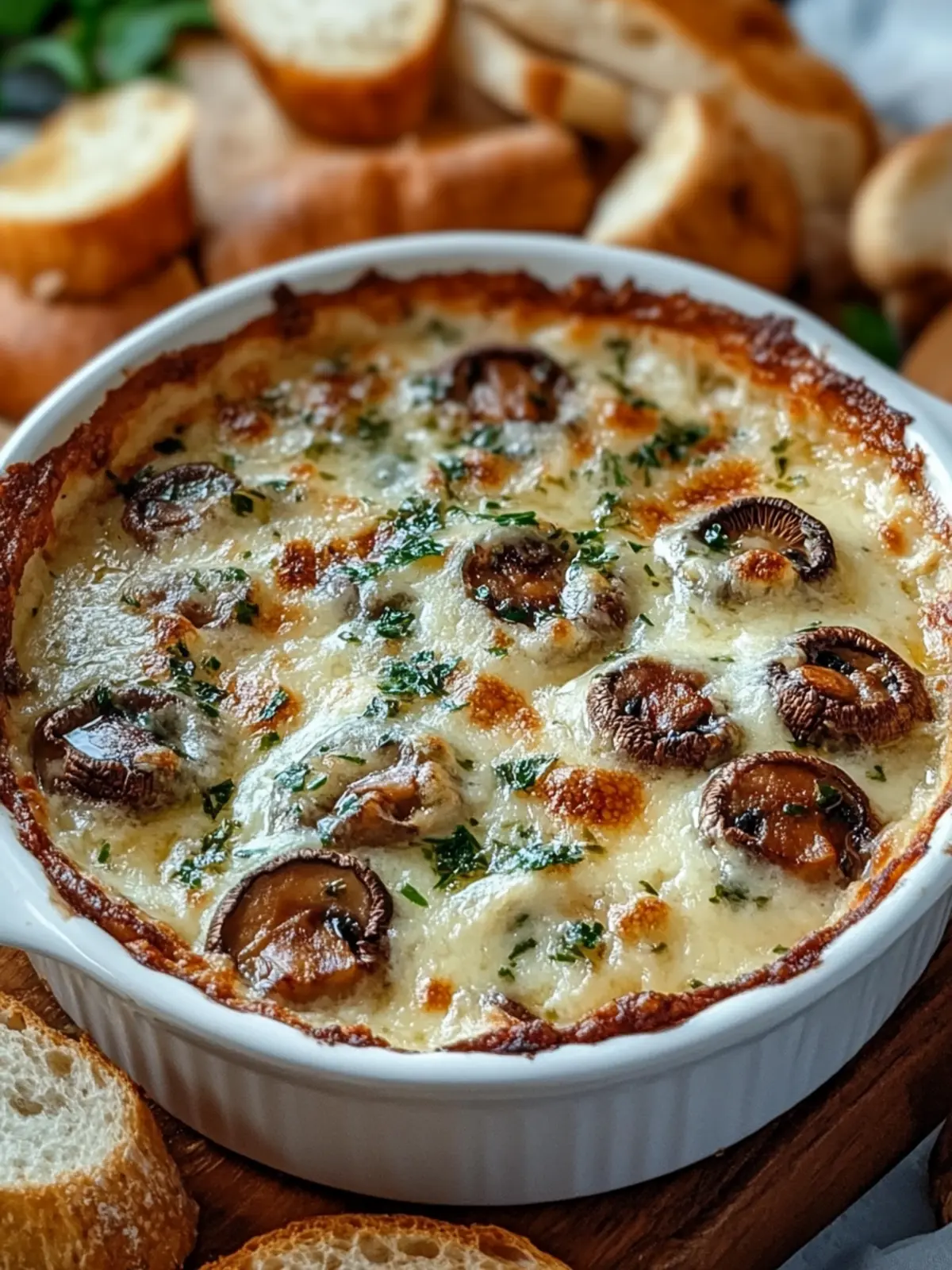 Stuffed Mushroom Dip