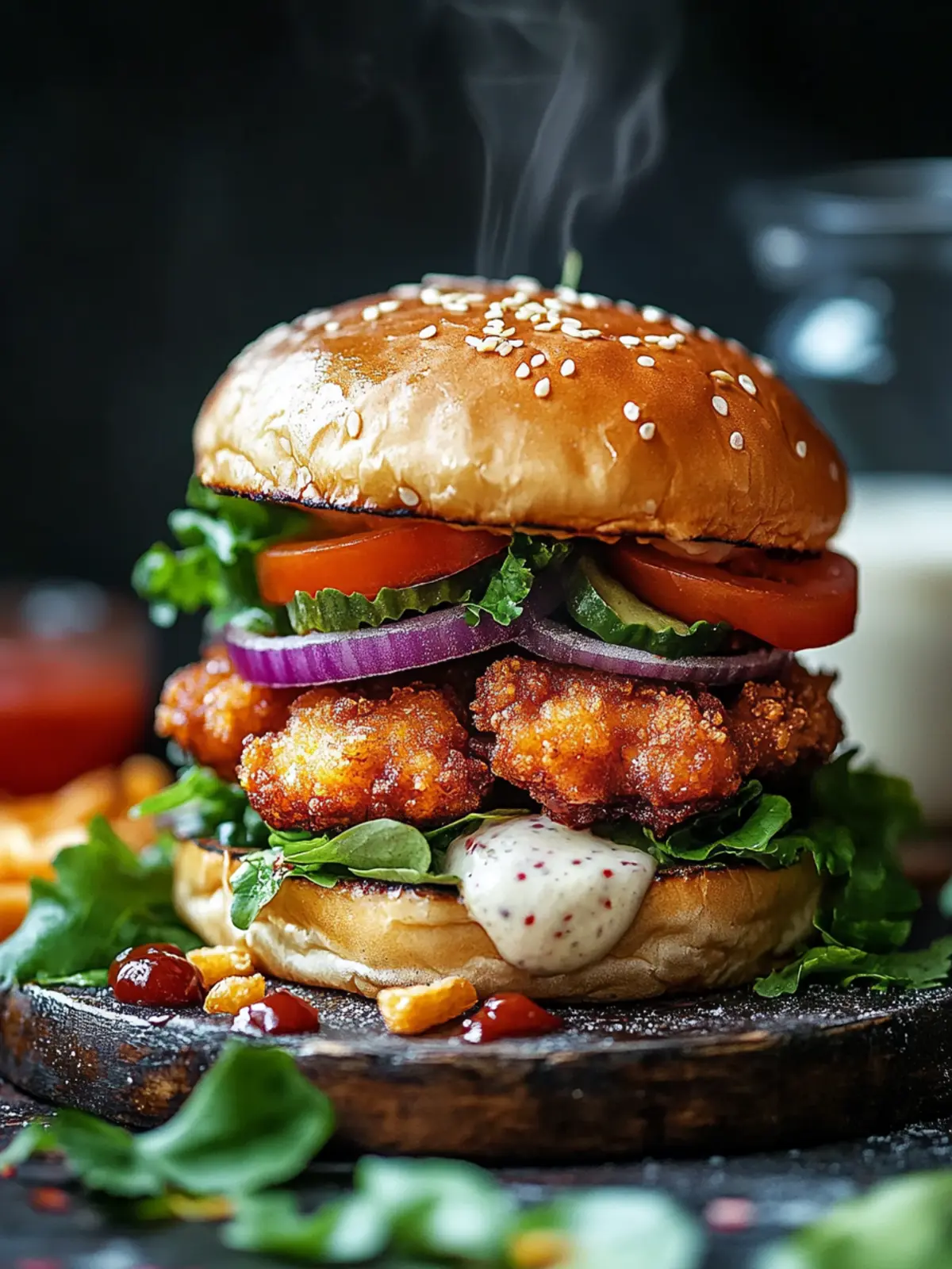 Sticky Crispy Kipburger