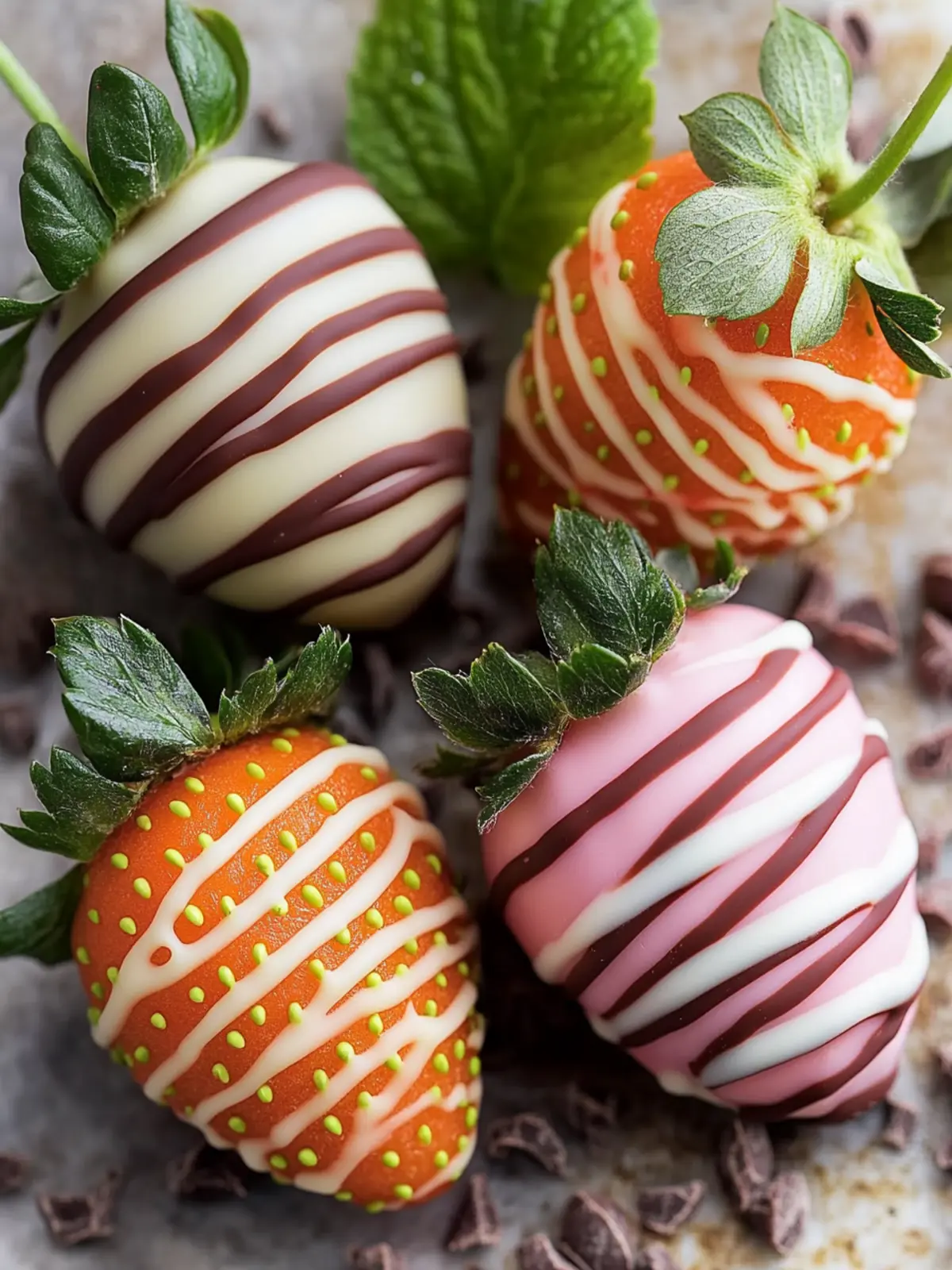 Easter Chocolate-Covered Strawberries