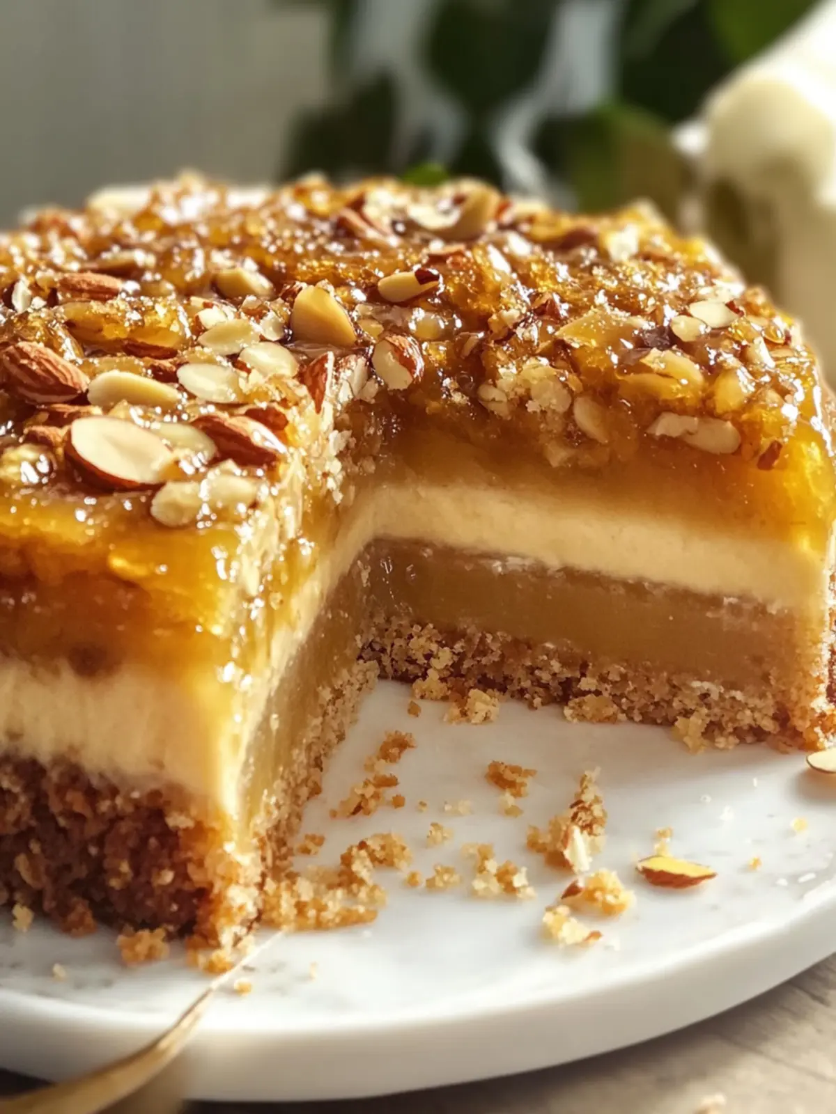 Baklava-Inspired Almond Cake
