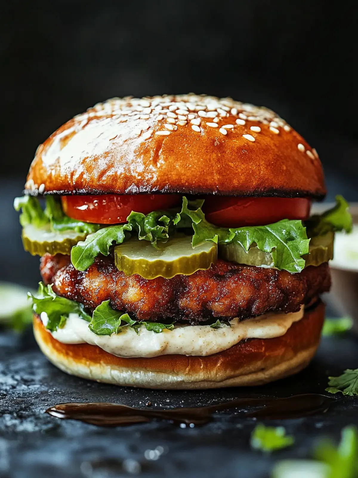 Sticky Crispy Kipburger