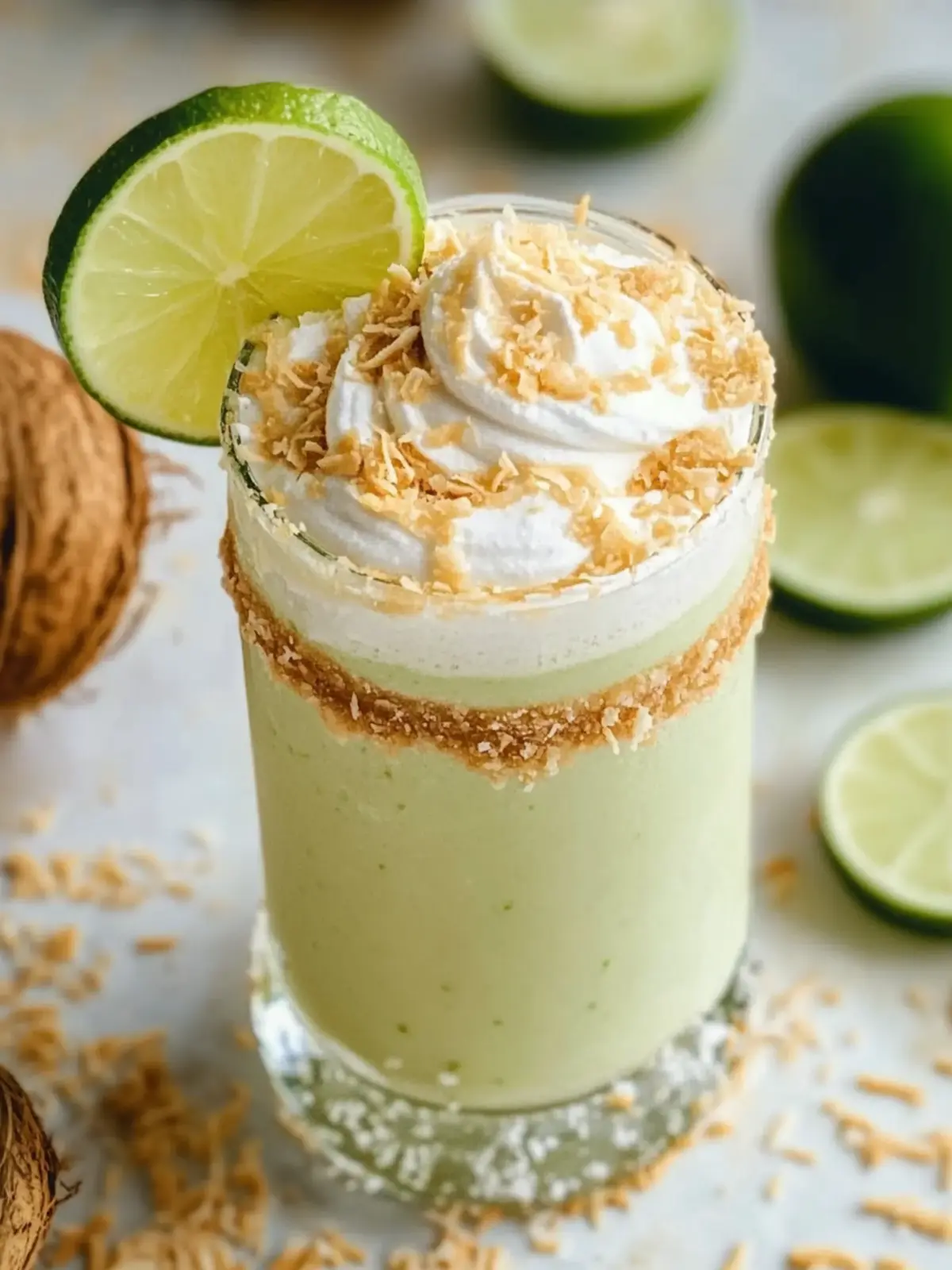 Coconut Key Lime Pie Smoothie