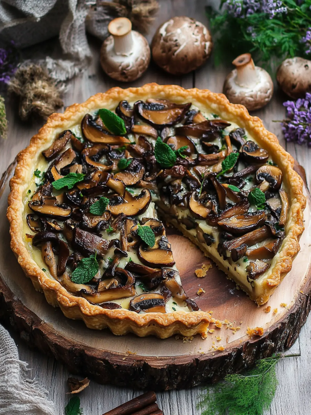 Wild Mushroom Tart