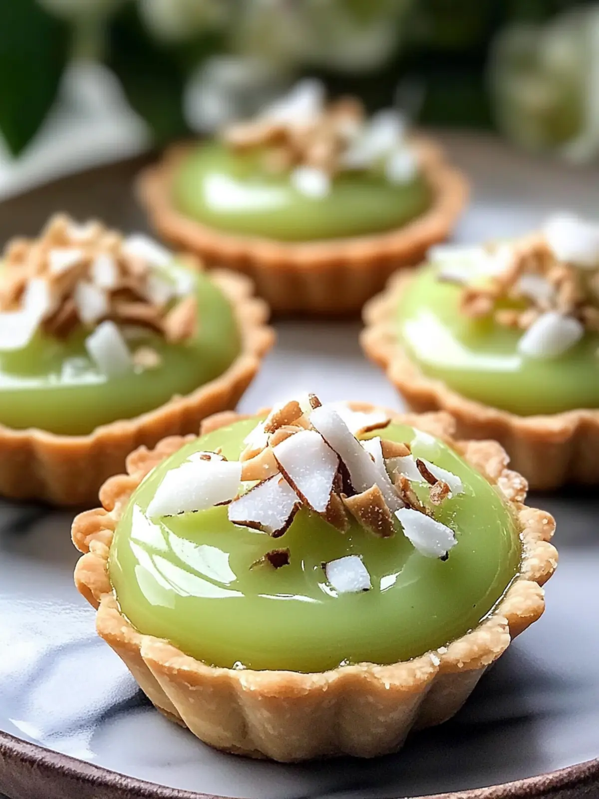 Irresistibly Easy Thai Pandan Coconut Tarts for Tropical Bliss