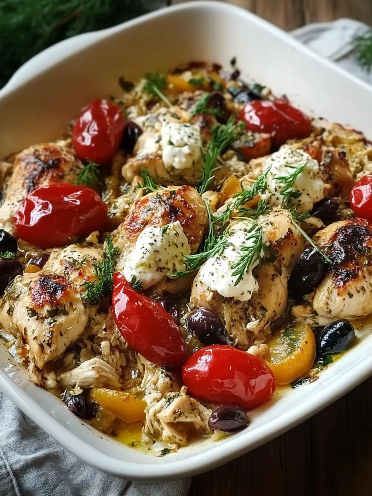 Greek Chicken Casserole