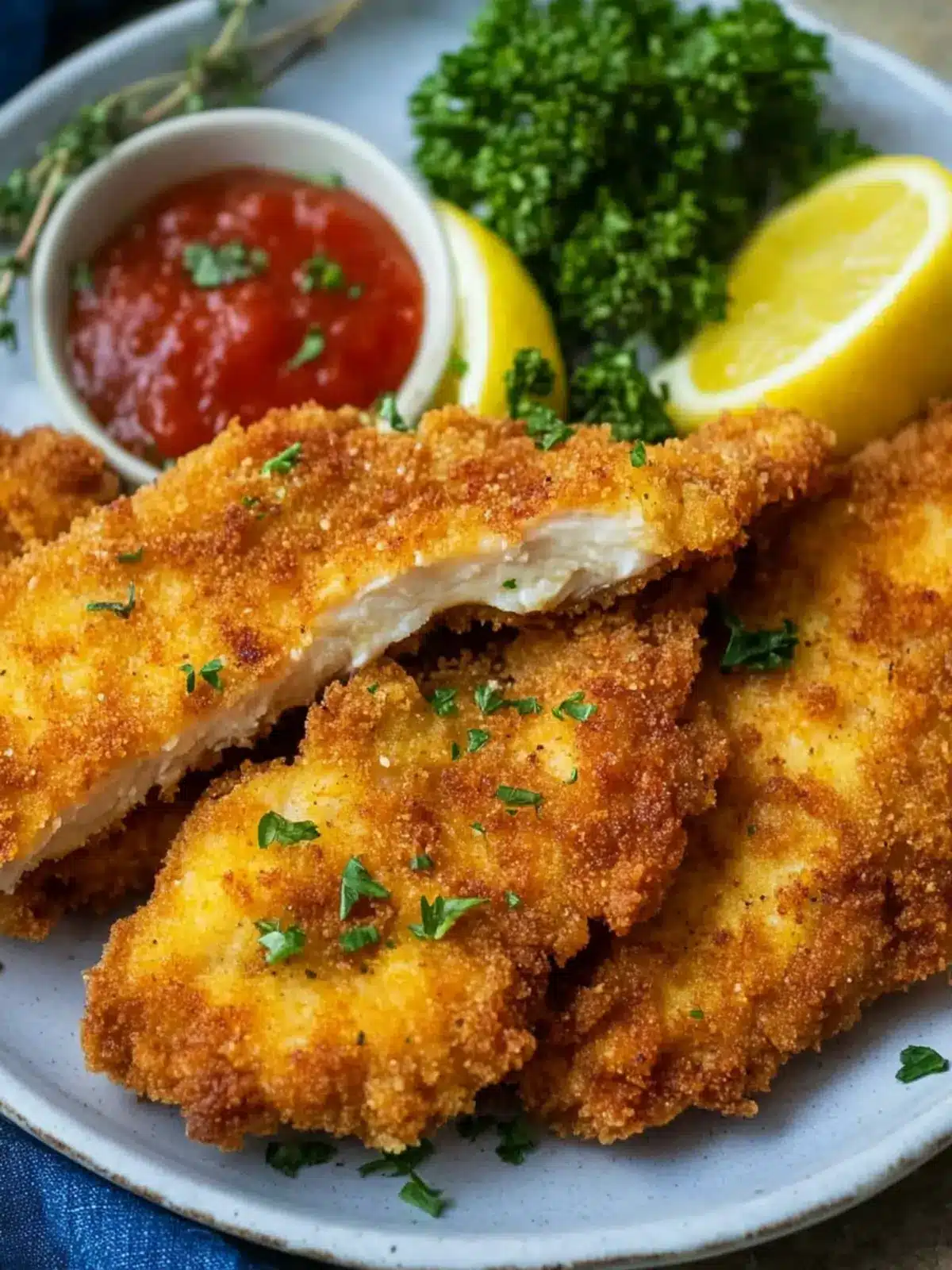 Crispy Passover Chicken Schnitzel