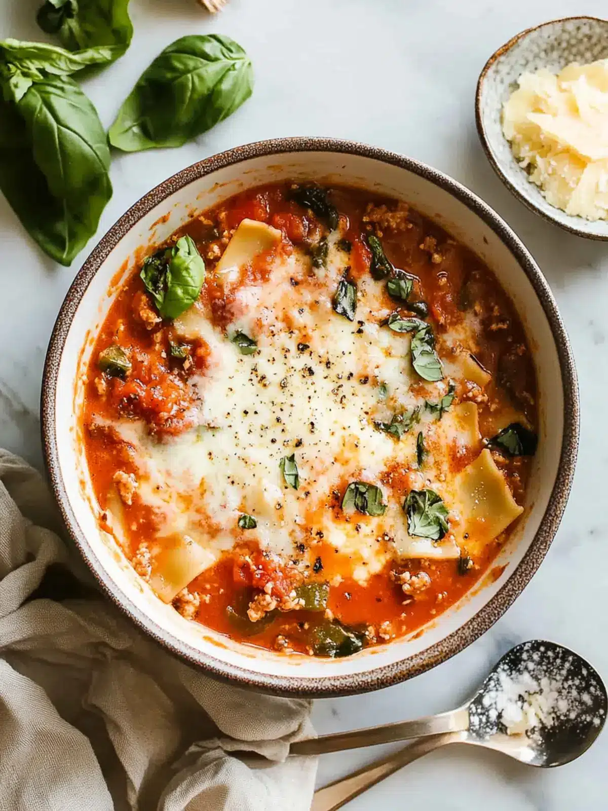 Creamy Lasagna Soup