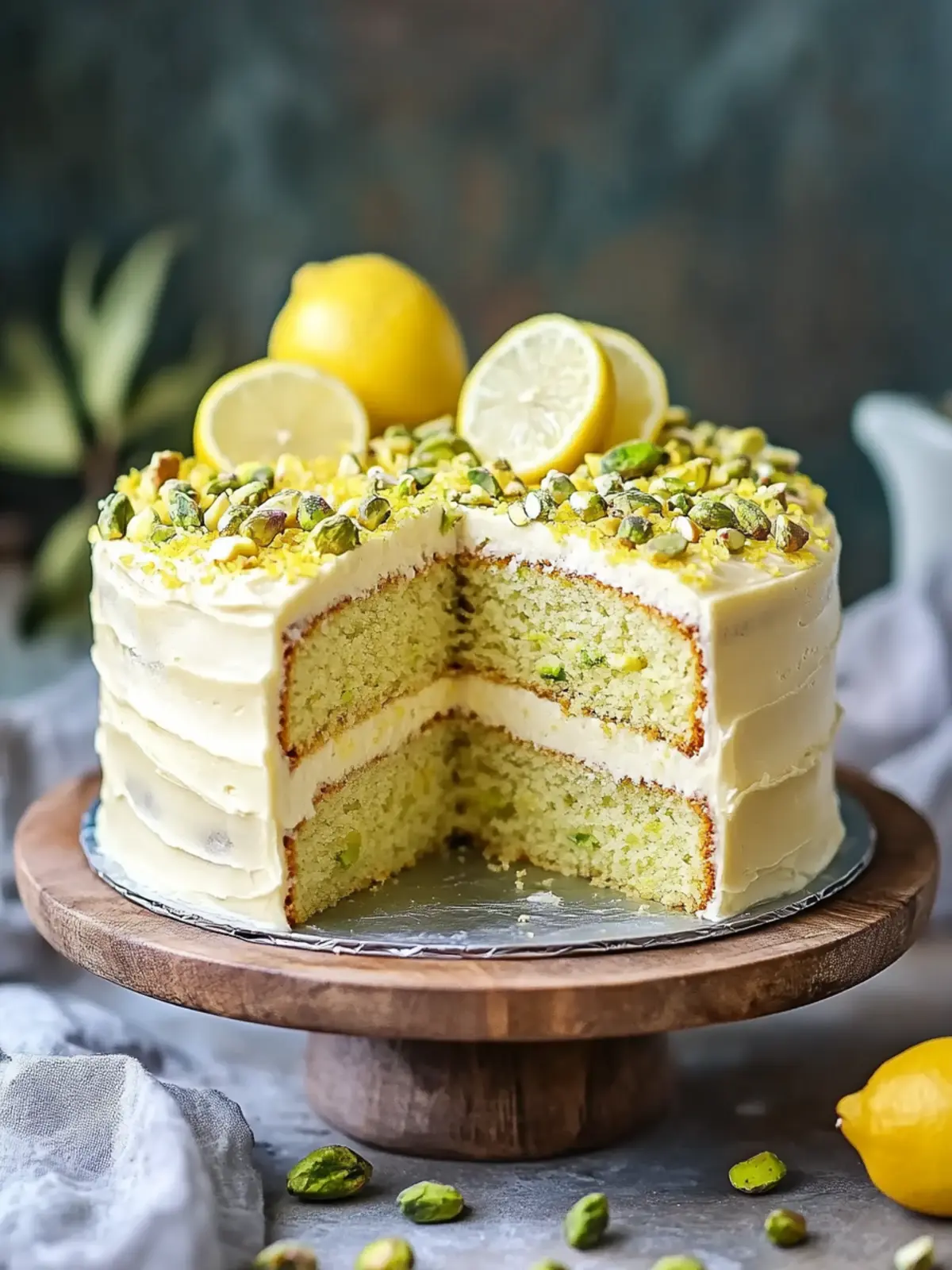 Lemon Pistachio Cake