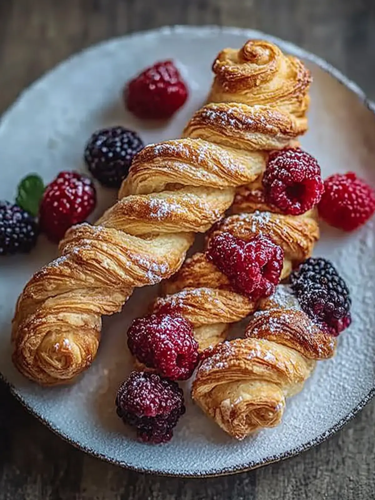 Berry Puff Twists