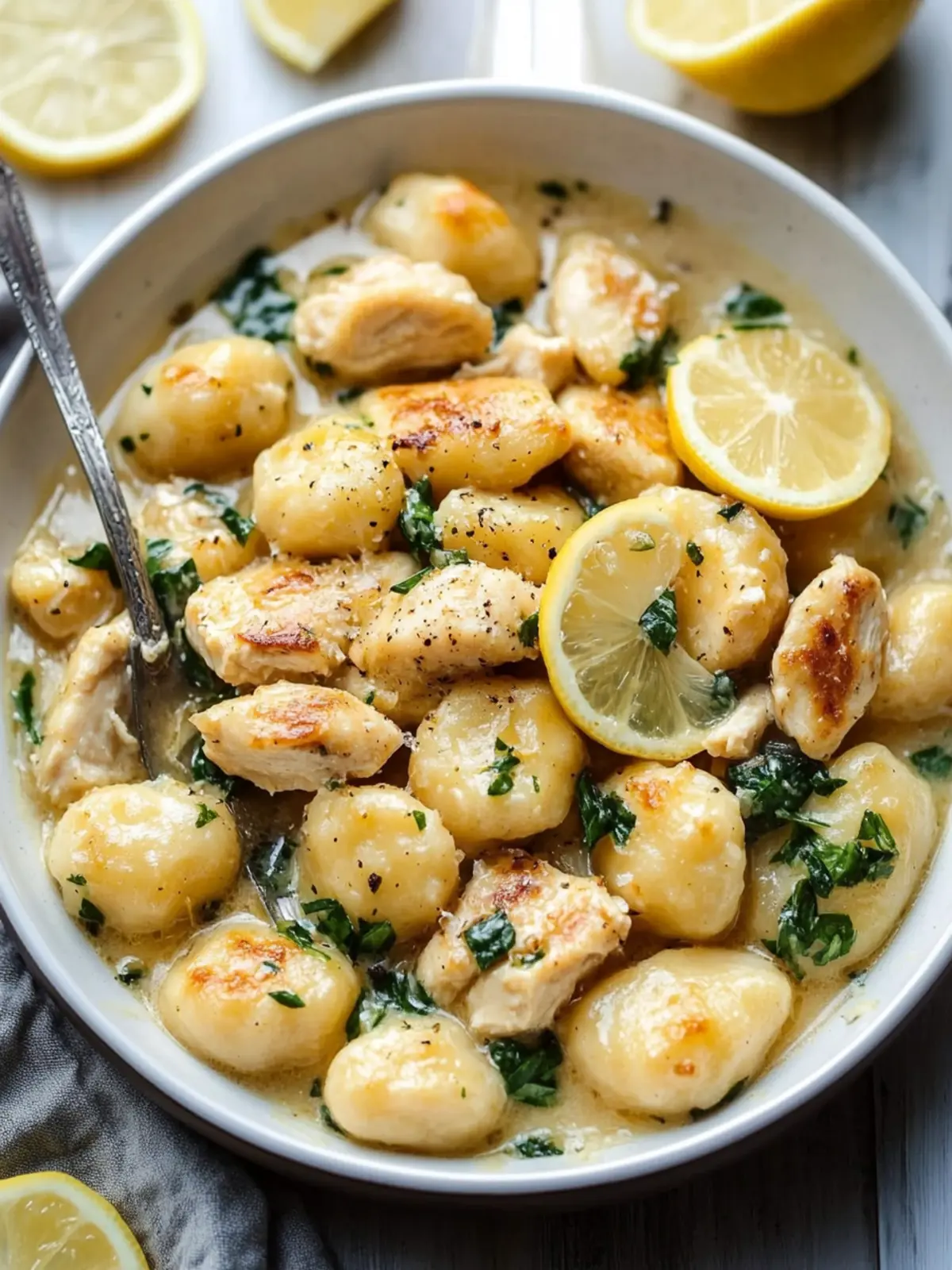 Lemon Chicken Gnocchi