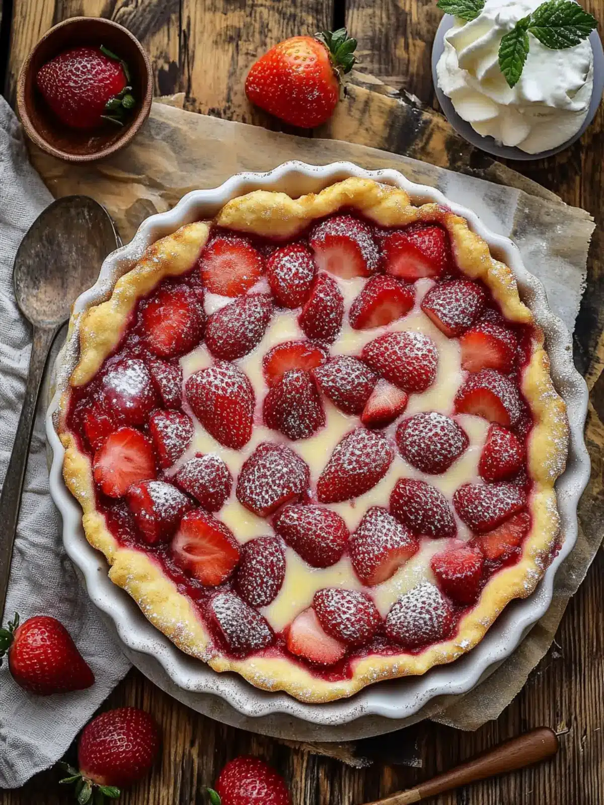 Strawberry Flaugnarde