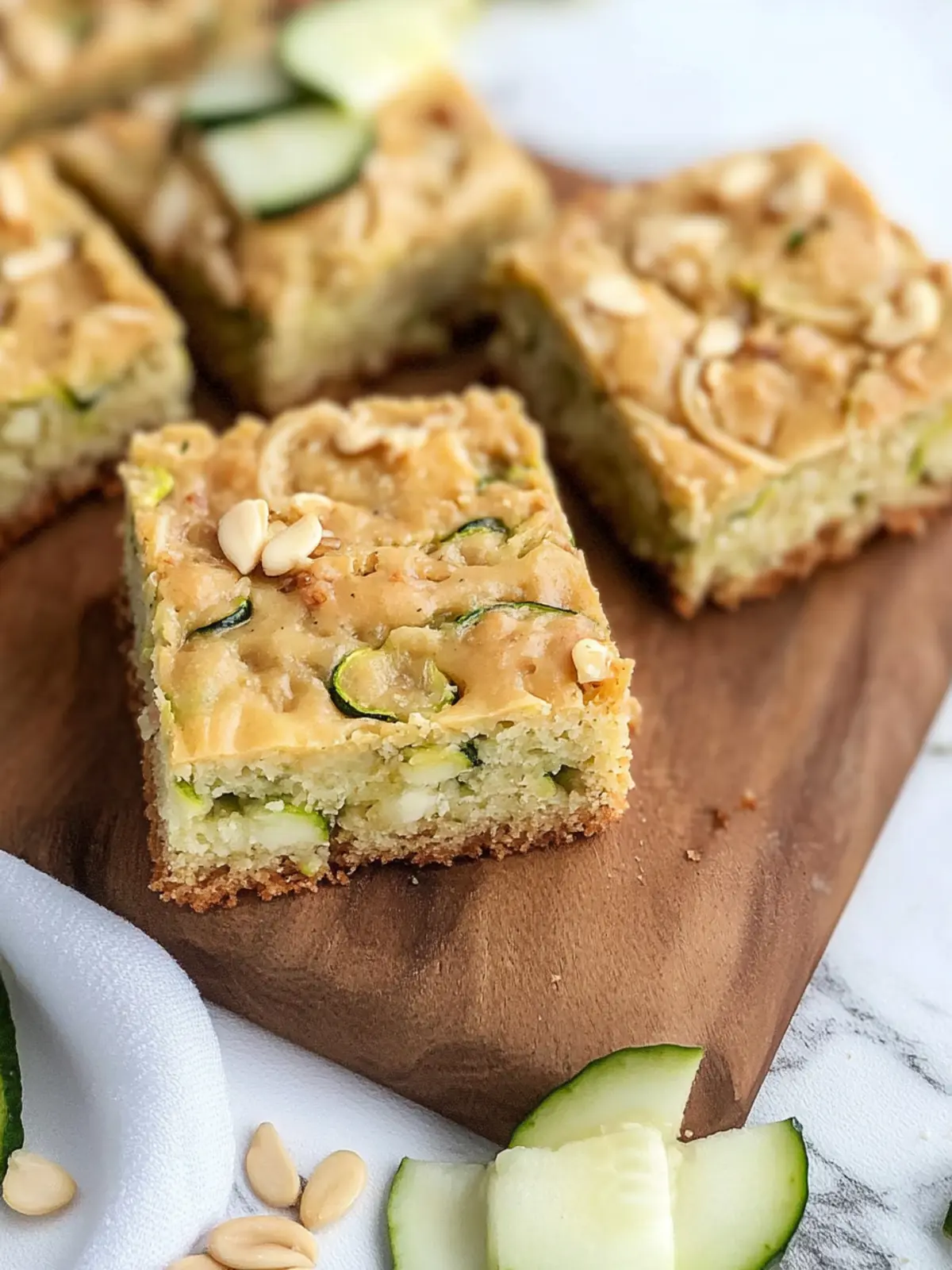 Keto Zucchini Bars