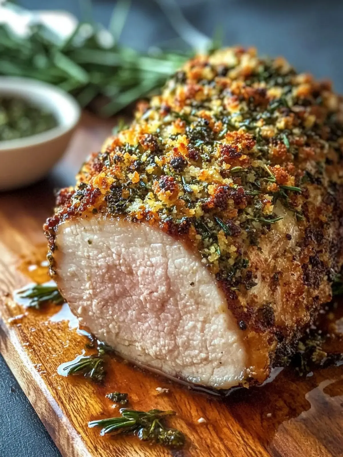 Herb Crusted Pork Loin