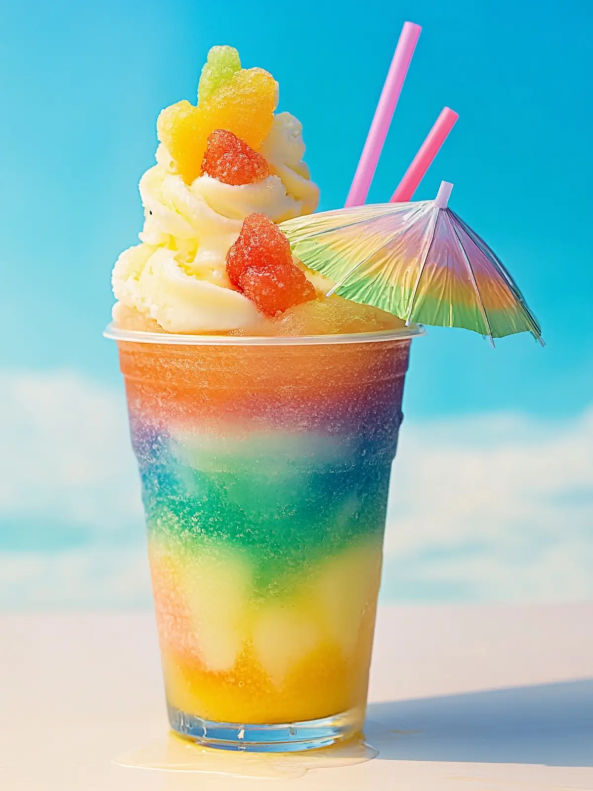 Rainbow Island Float