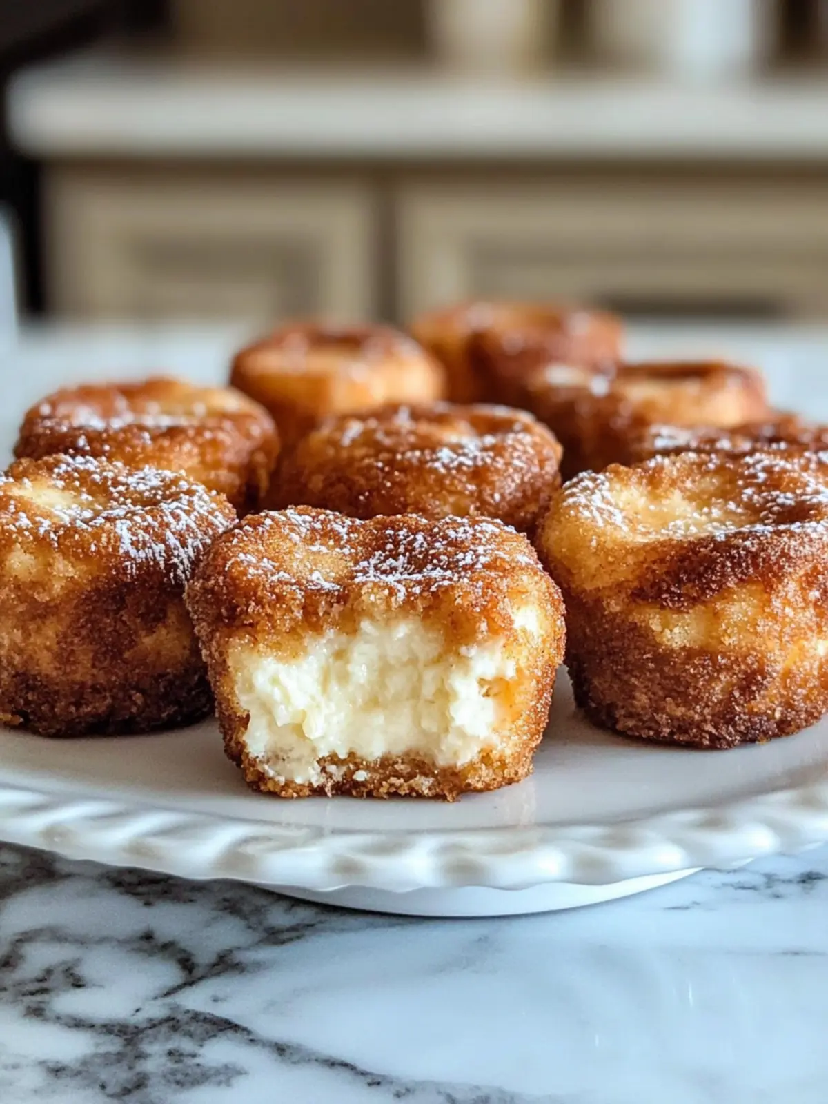 Churro Cheesecake Bites