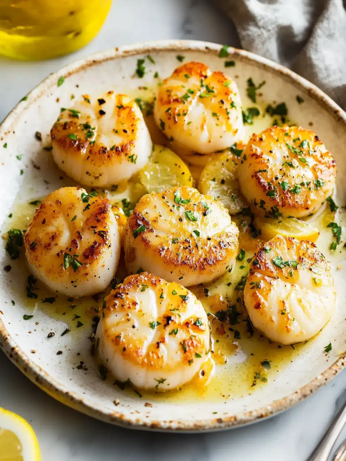 Lemon Butter Scallops