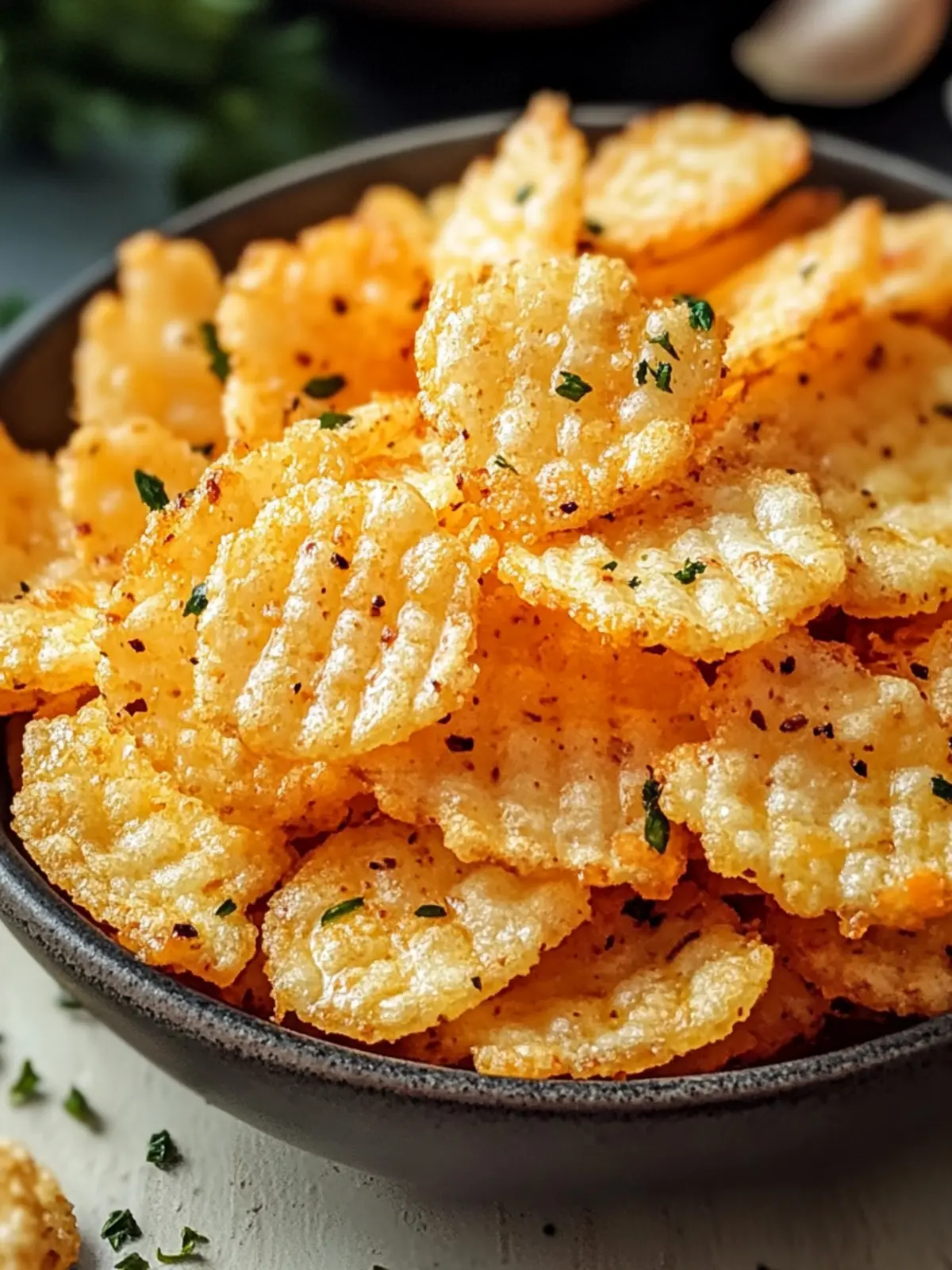 Cheesy Garlic Ritz Bits Snacks