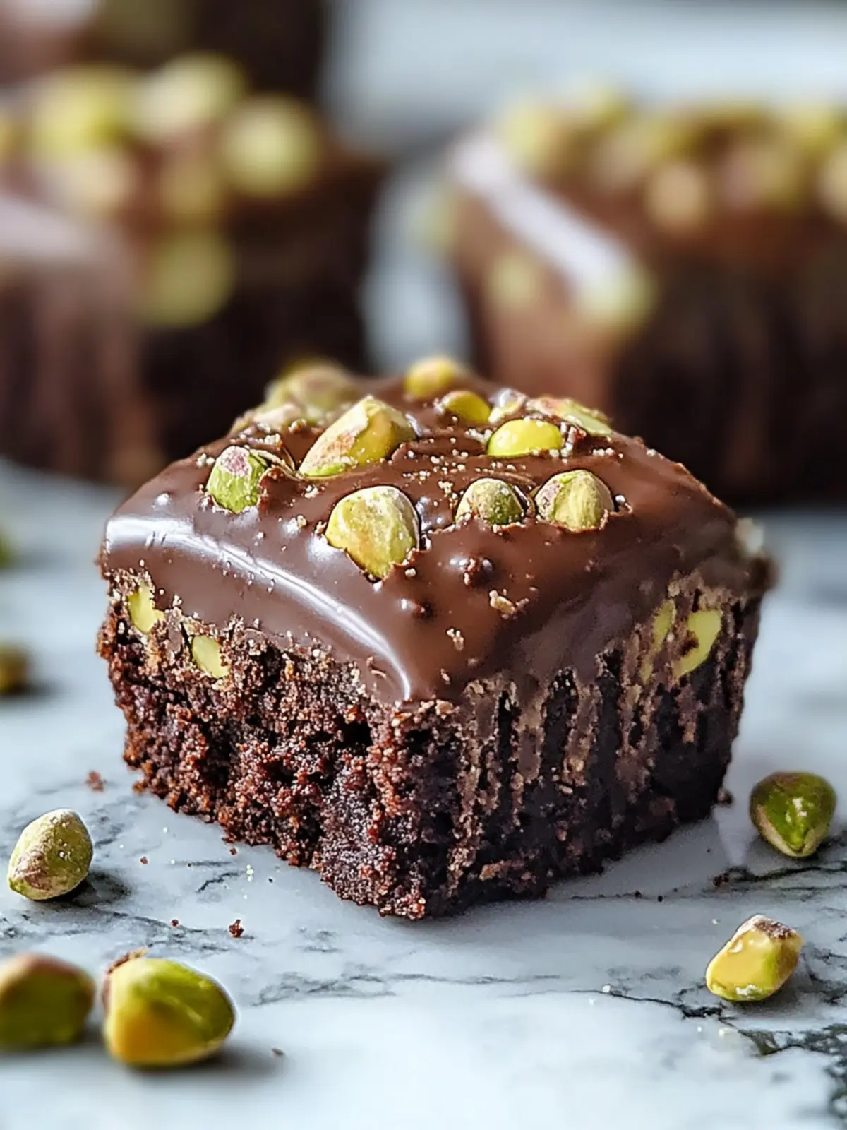 Pistachio Ferrero Rocher Brownies