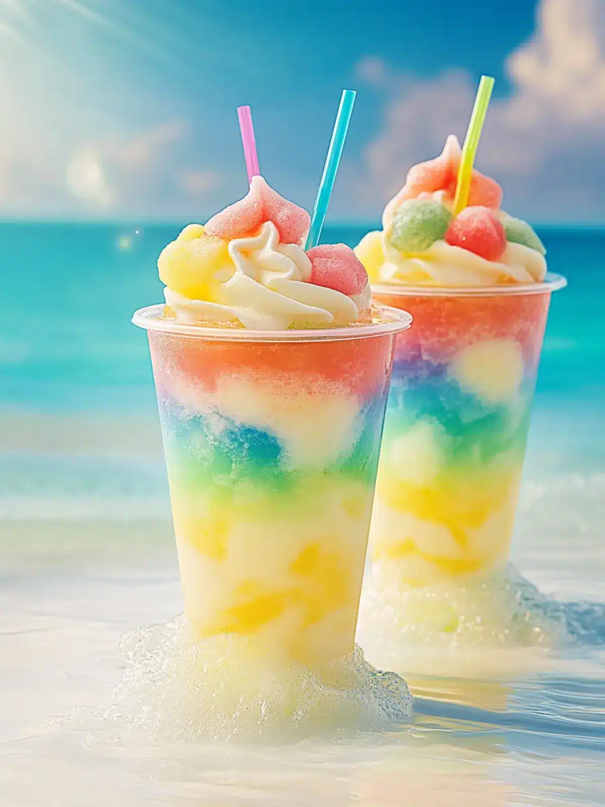 Rainbow Island Float