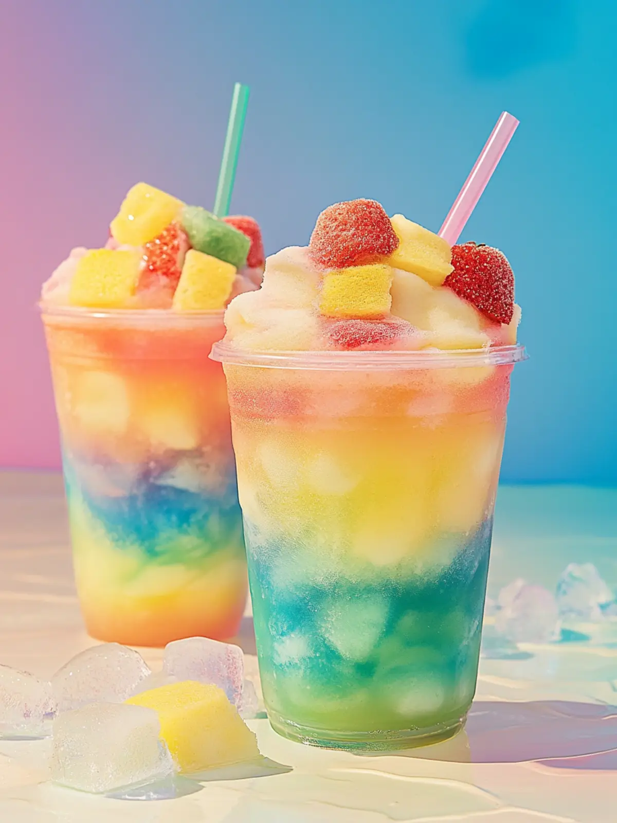 Rainbow Island Float