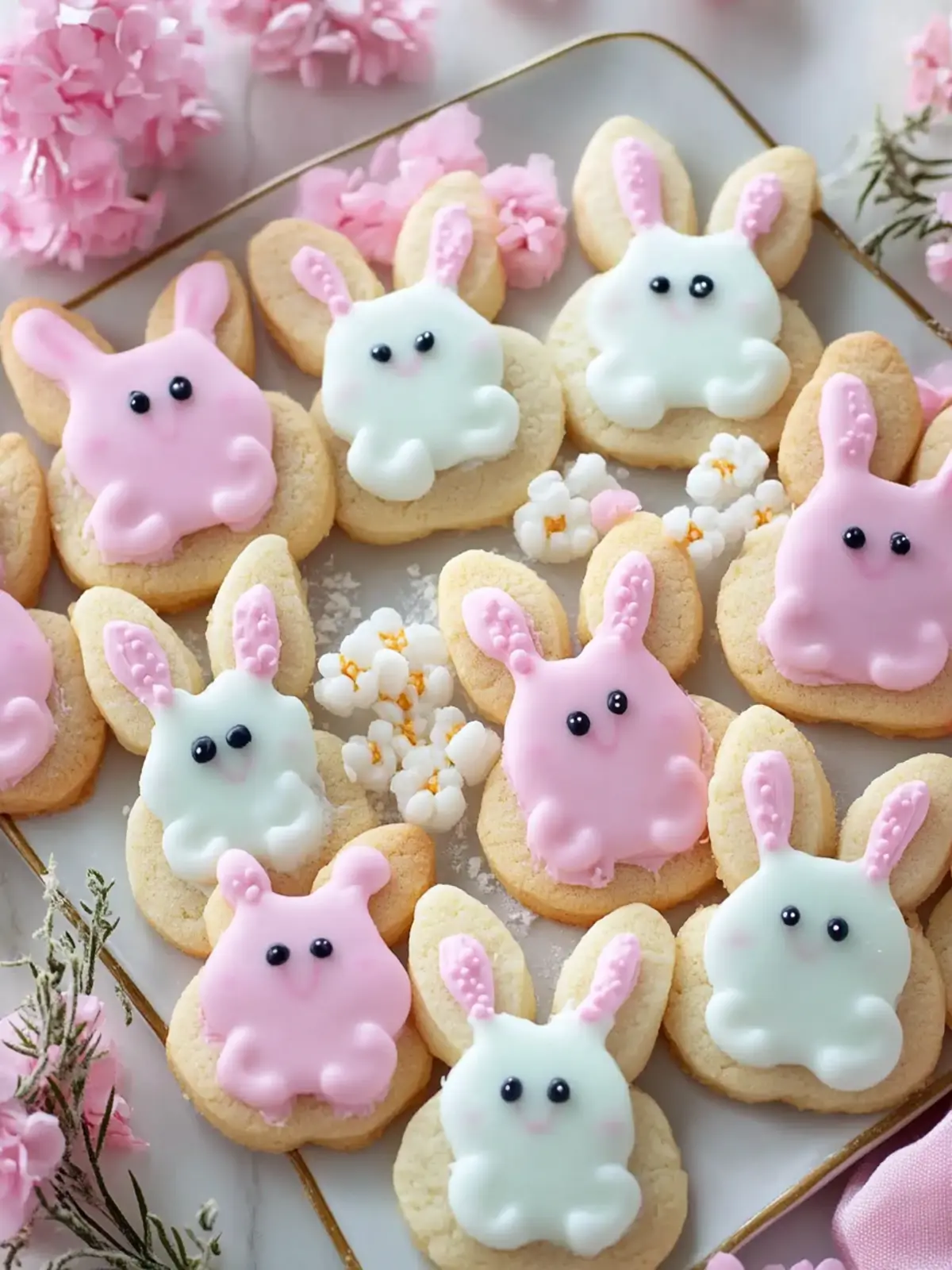 Soft Buttercream Bunny Cookies