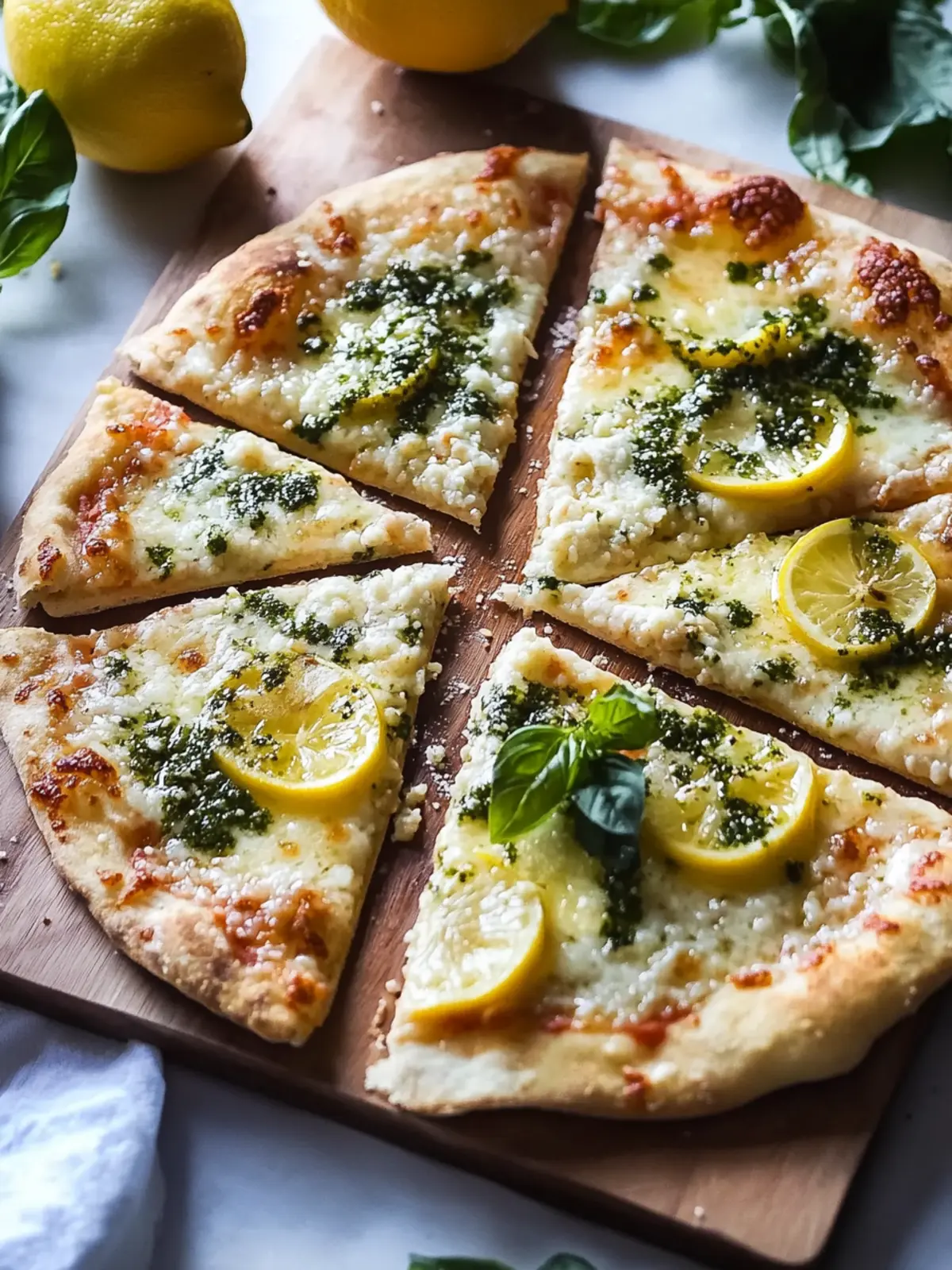 Matzo Pizza with Parmesan and Lemon