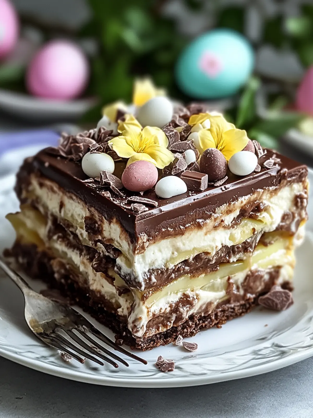 Easter Chocolate Lasagna
