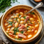 Spicy Ham and Bean Soup