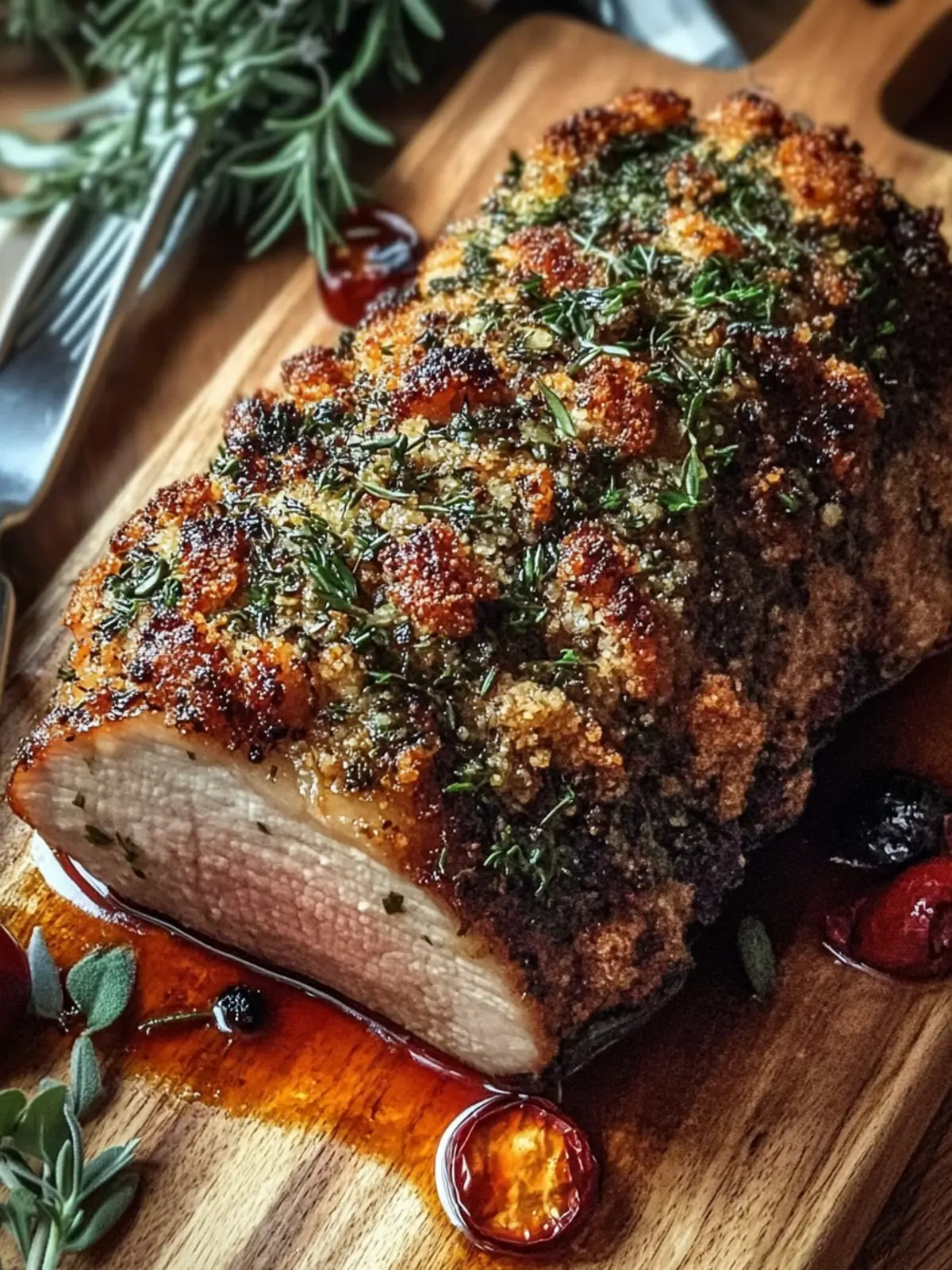 Herb Crusted Pork Loin