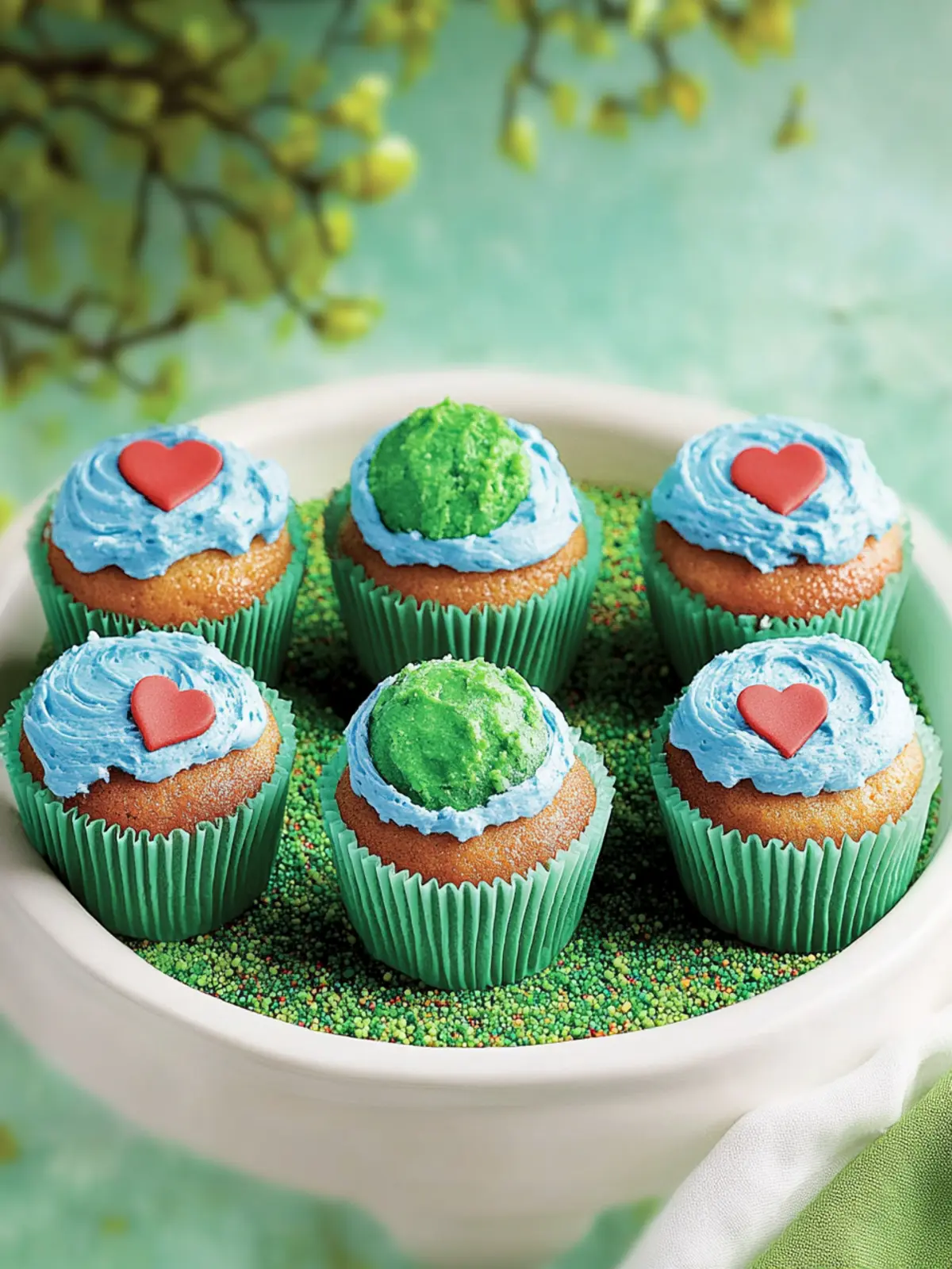 Earth Day Cupcakes
