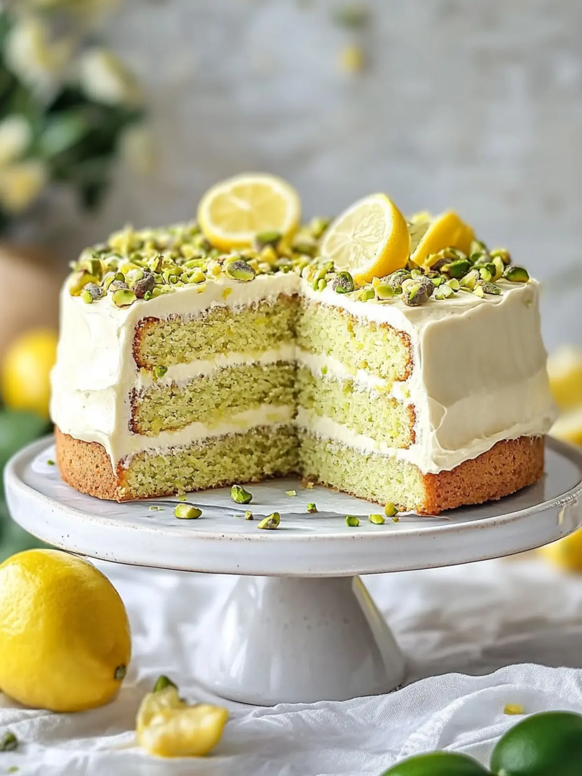 Lemon Pistachio Cake