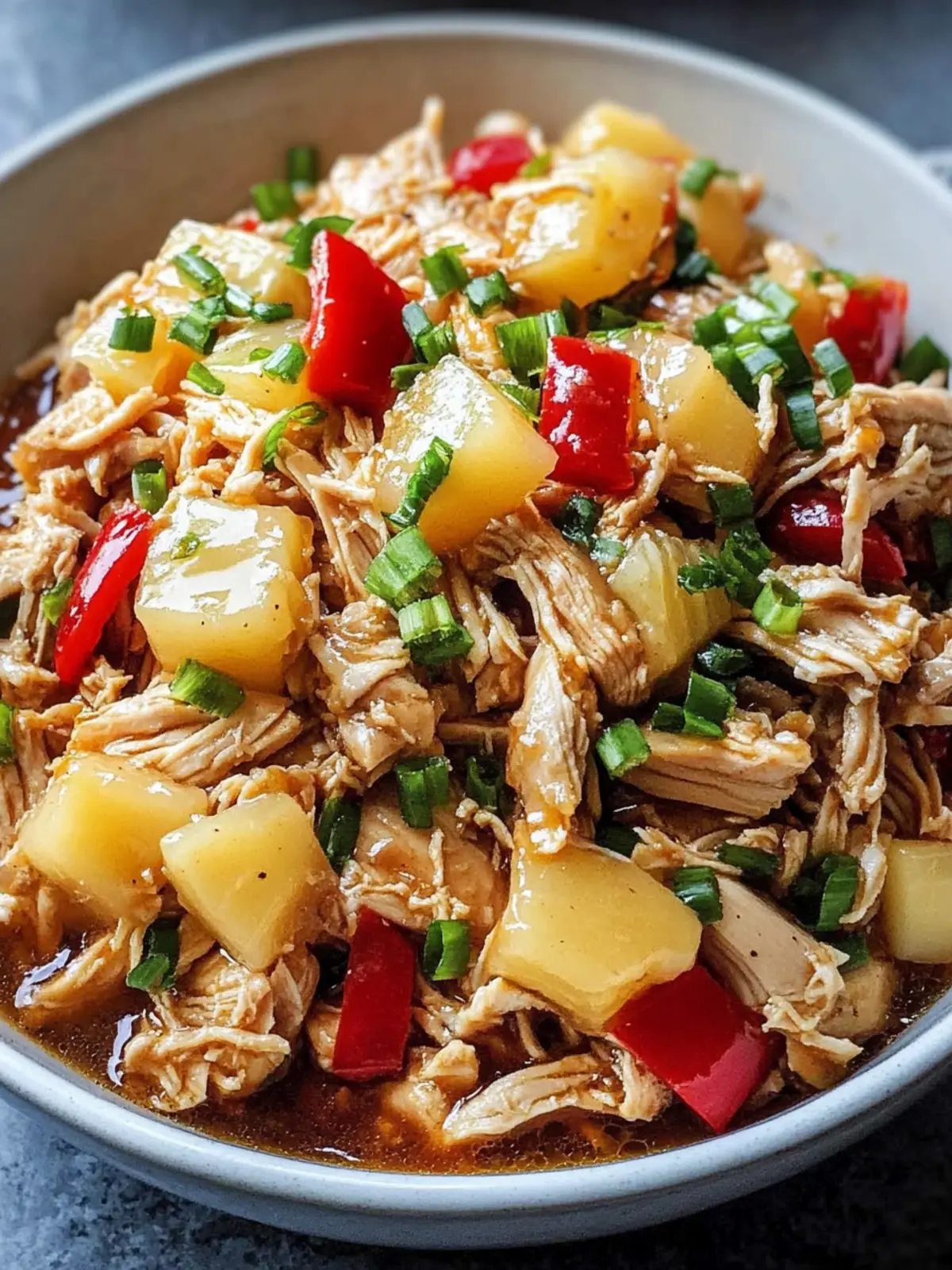 Healthy Hawaiian Crockpot Chicken