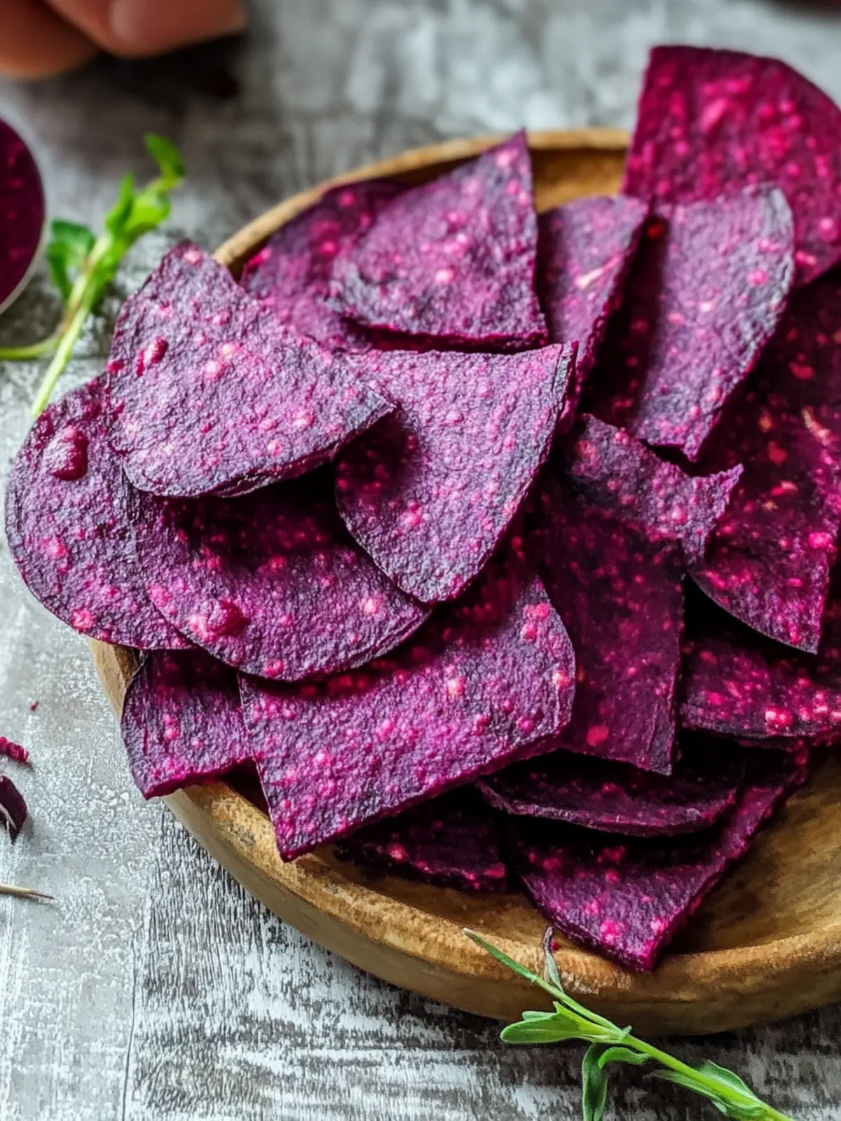 Gluten-Free Beet Crackers