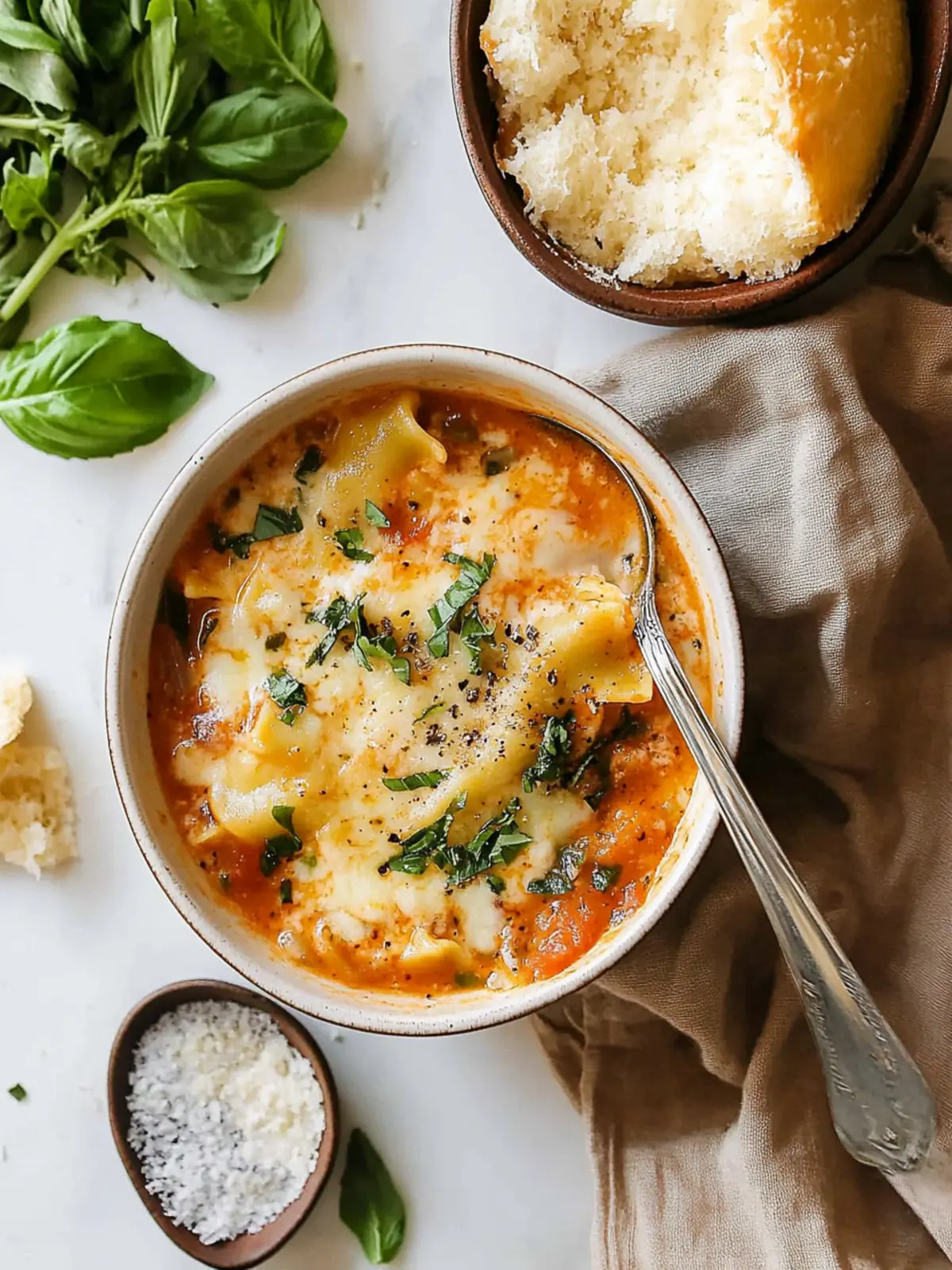 Creamy Lasagna Soup